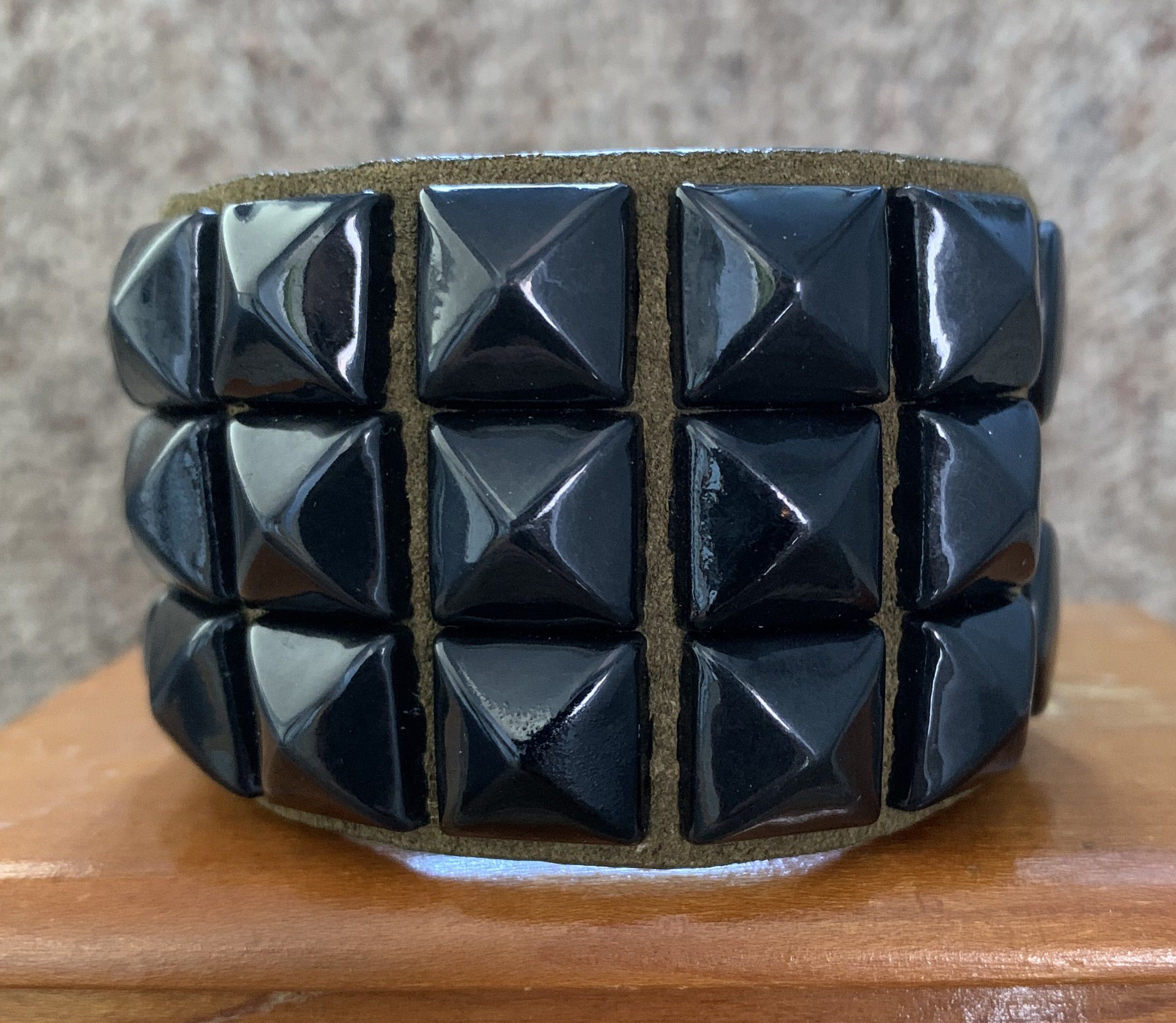 Number (N)ine FW04 Number (N)ine Studded Leather Bracelet Size ONE SIZE - 4 Thumbnail