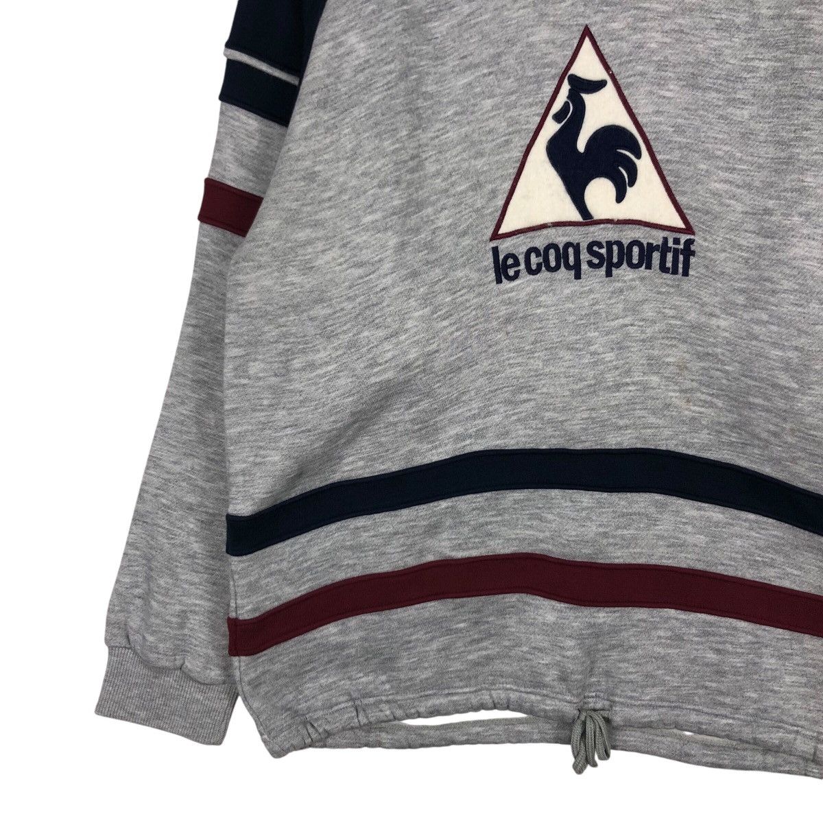 Japanese Brand × Le Coq Sportif × Vintage Vintage Le Coq Sportif Sweatshirt Jumper Rare 90s Medium Size US M / EU 48-50 / 2 - 3 Thumbnail