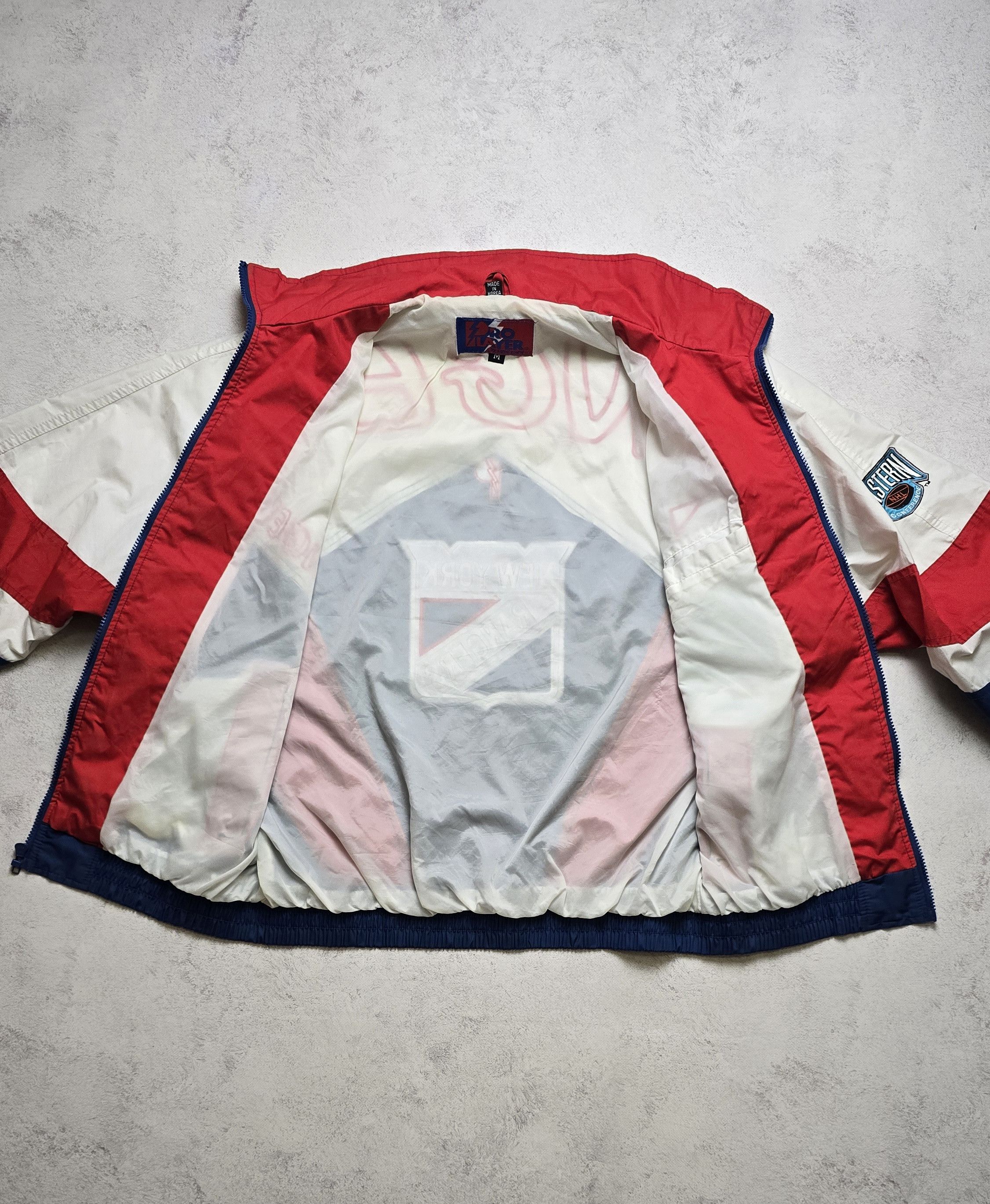 Pro Player Rare Vintage 90's NHL New York Rangers Light Jacket Big Logo Size US M / EU 48-50 / 2 - 20 Thumbnail