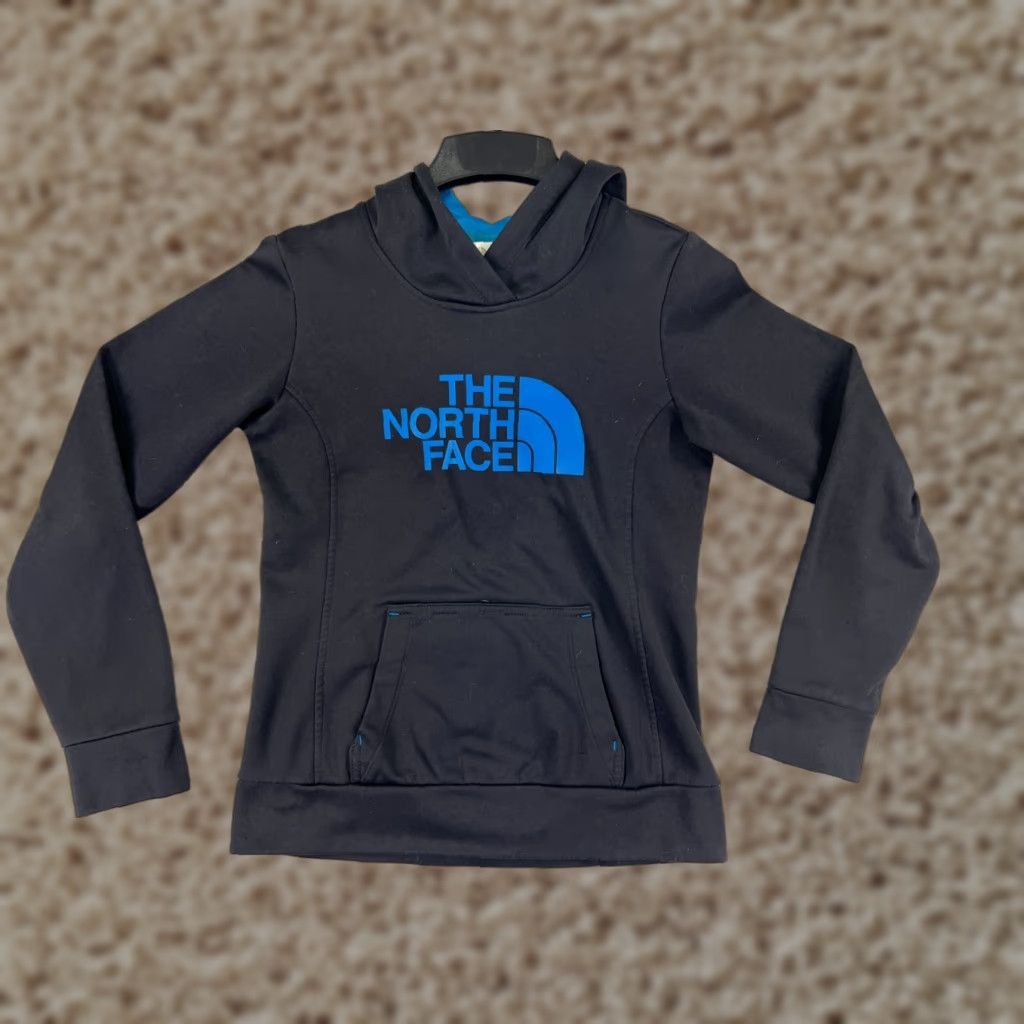 The North Face The North Face Hoodie Women XS Black - Hooded, Pockets, Lightweight 100% Polyester Sweatshirt? Size XS / US 0-2 / IT 36-38 - 1 Thumbnail