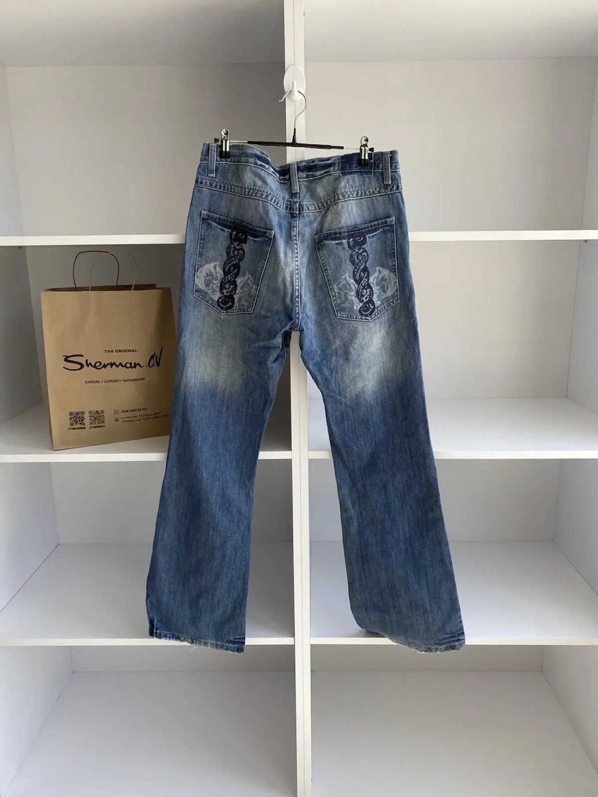 Calvin Klein × Vintage Vintage Calvin Klein Japanese style jeans pants Size US 33 - 1 Thumbnail