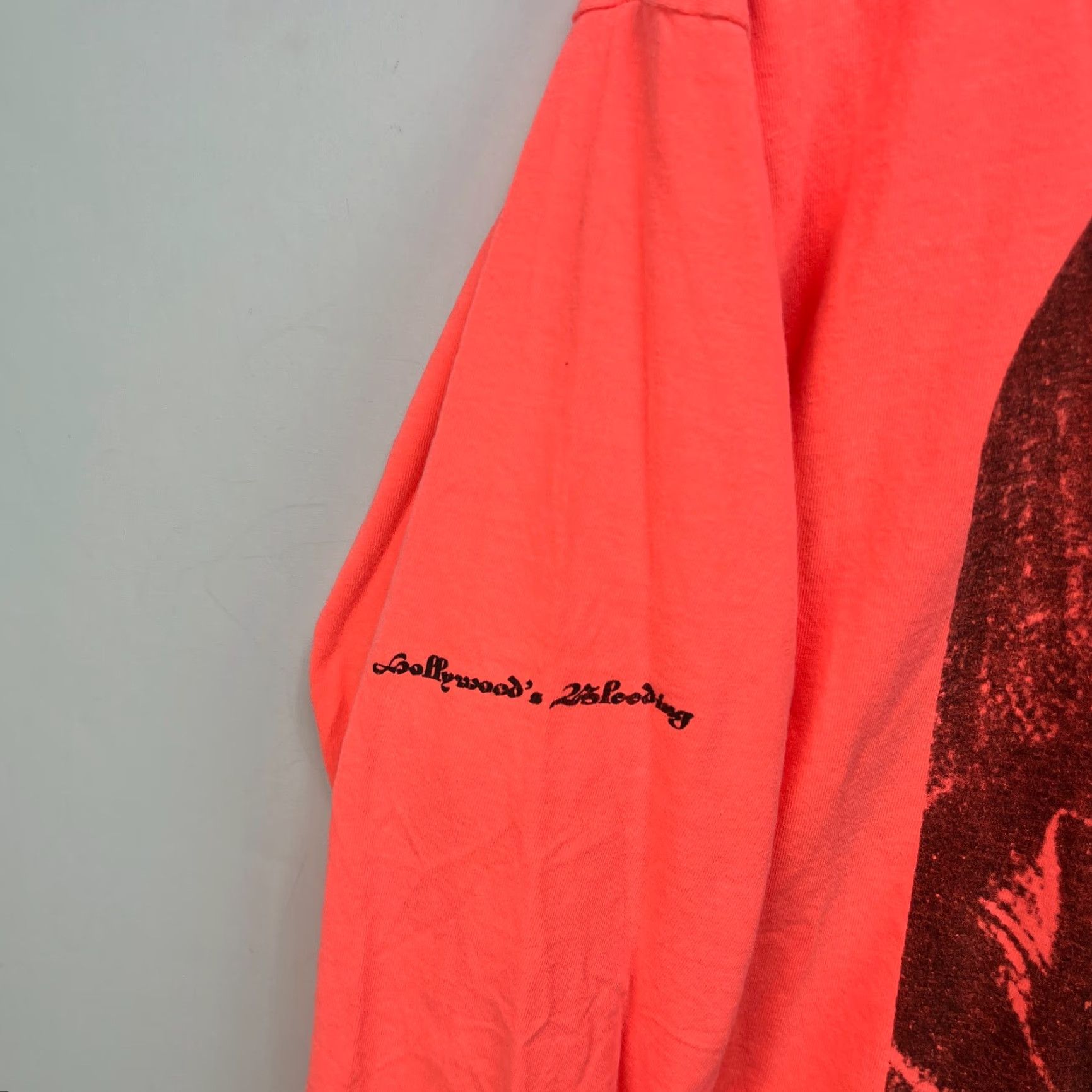 CO **Post Malone Hollywoods Bleeding 2019 Long Sleeve Orange Shirt XL** User: **Hollywoods Bleeding 2019 Post Malone Long Sleeve Orange Shirt XL** Size US XL / EU 56 / 4 - 3 Thumbnail