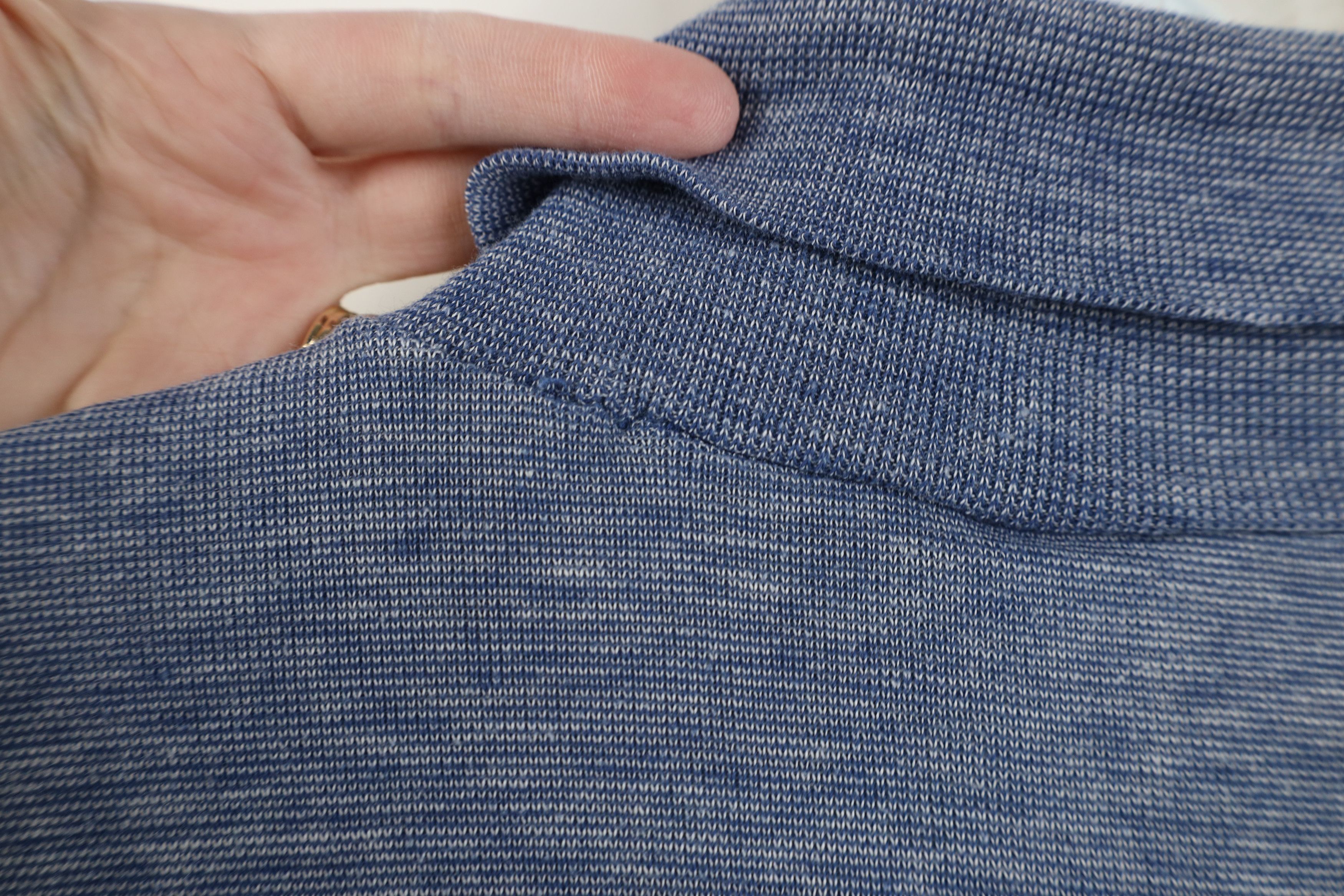 Vintage Vintage 70s Streetwear Thermal Knit Turtleneck T-Shirt USA Size S / US 4 / IT 40 - 10 Thumbnail