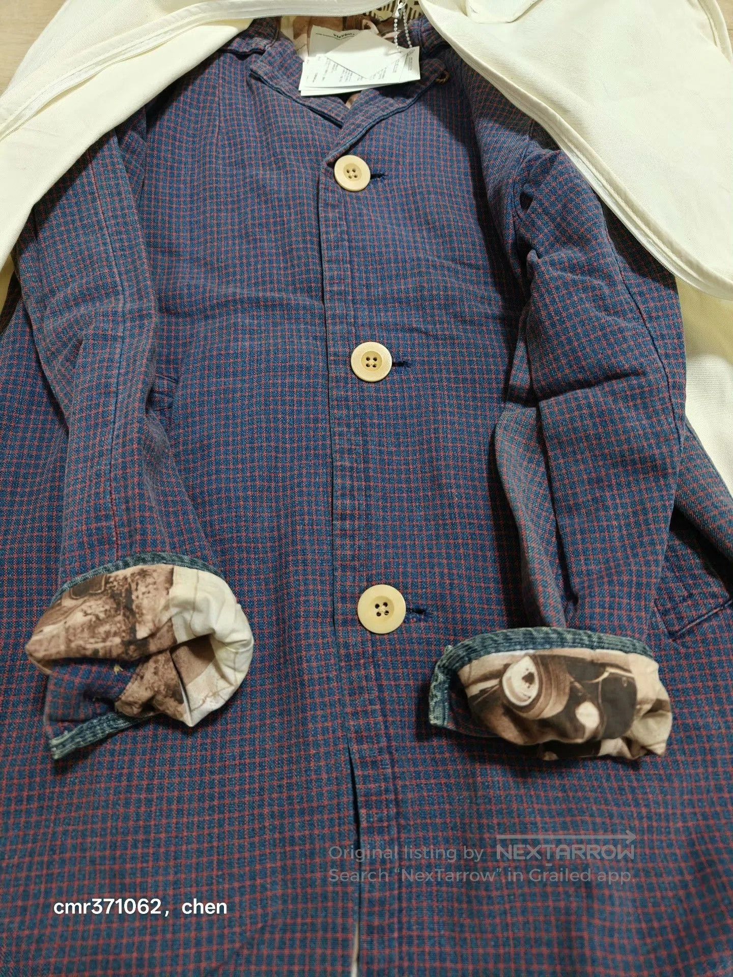 Visvim visvim 15ss Mies Coat Indigo Check. Size US S / EU 44-46 / 1 - 9 Thumbnail