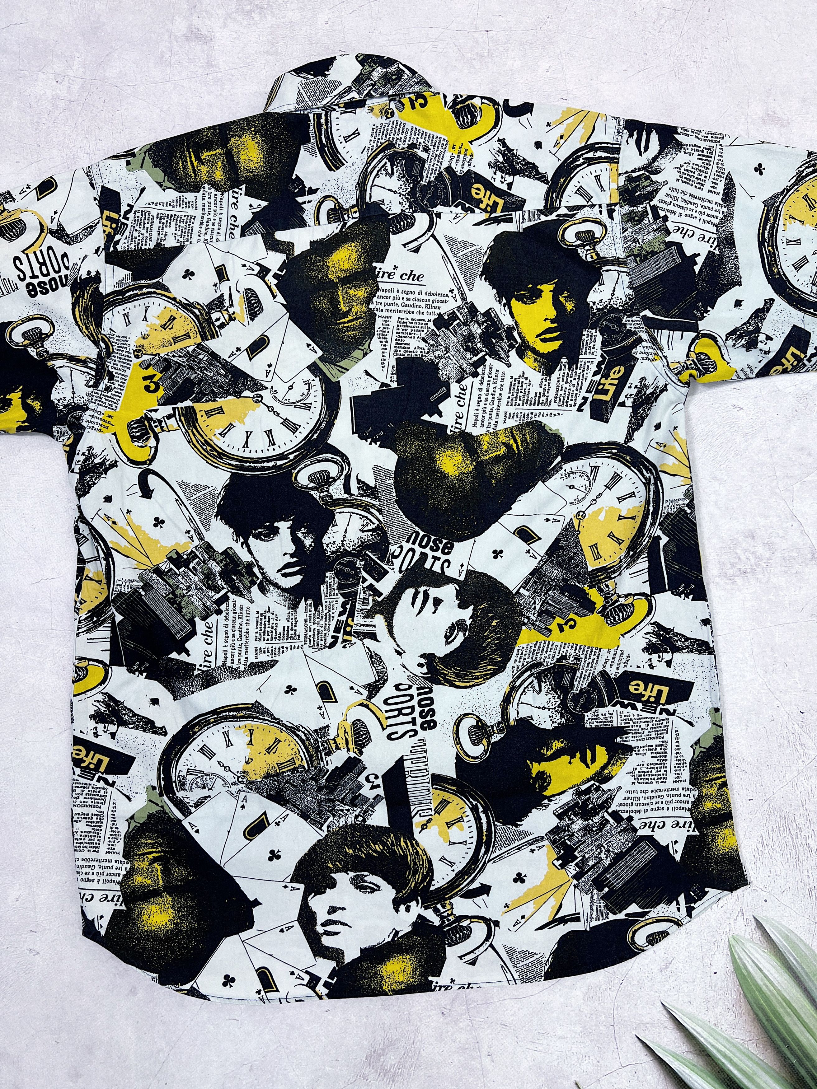 Vintage Vintage Crazy Shirts Time Cards People Size US M / EU 48-50 / 2 - 11 Thumbnail