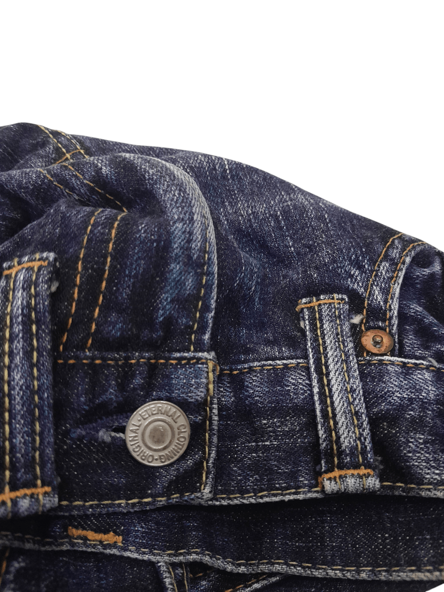 Eternal Eternal Japan Maeno & Co Deep Blue Indigo Denim (F480) W28 Size US 28 / EU 44 - 6 Thumbnail