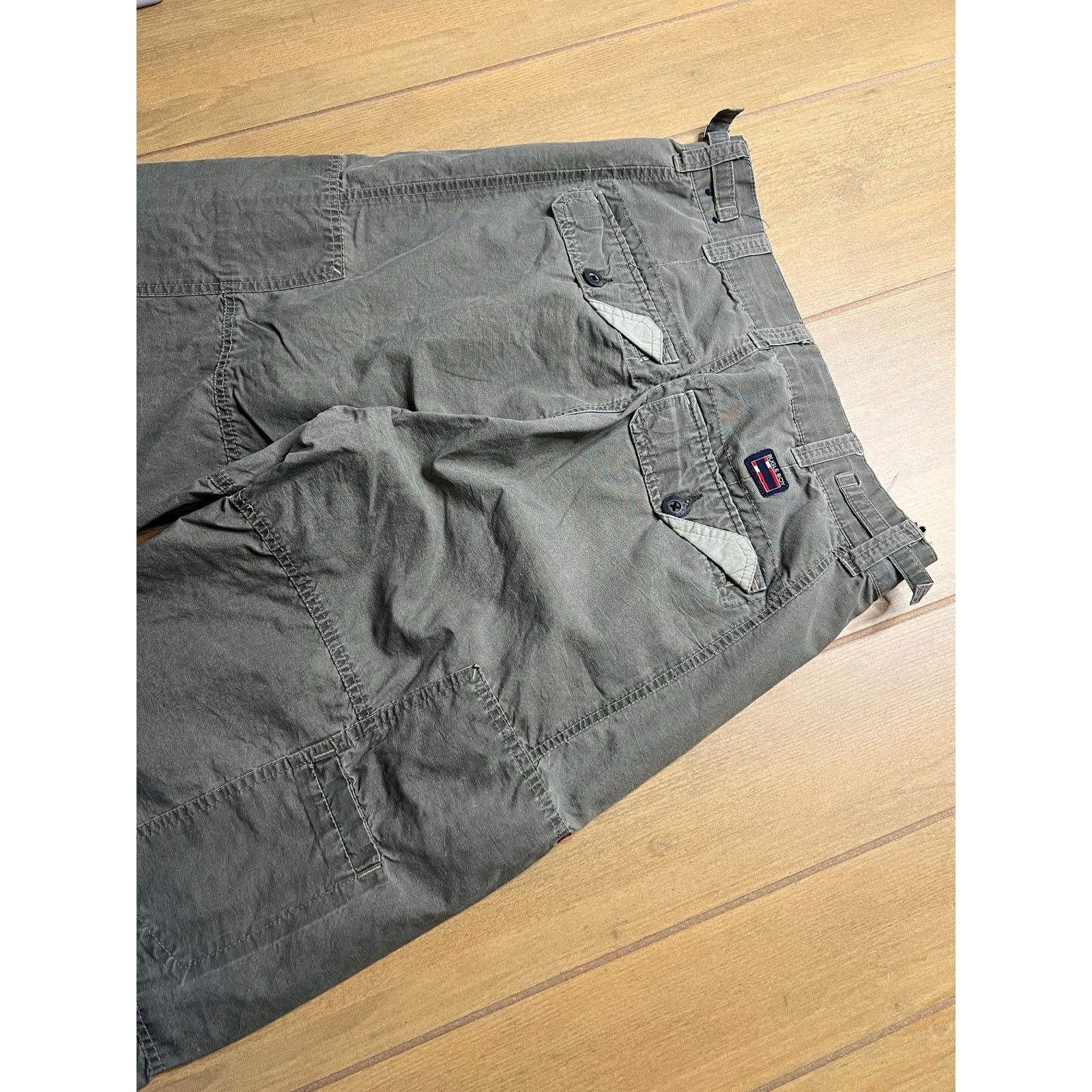 Bugle Boy Vintage 90s Bugle Boy Cargo Pants Mens 30x30 Olive Green Y2K Size US 30 / EU 46 - 11 Thumbnail