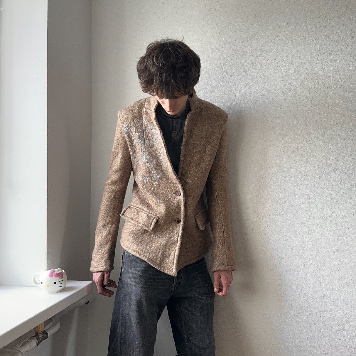 The People Of The Labyrinths RARE The People of The Labyrinths Wool Silk Jacket Plein Sud Size US S / EU 44-46 / 1 - 4 Thumbnail