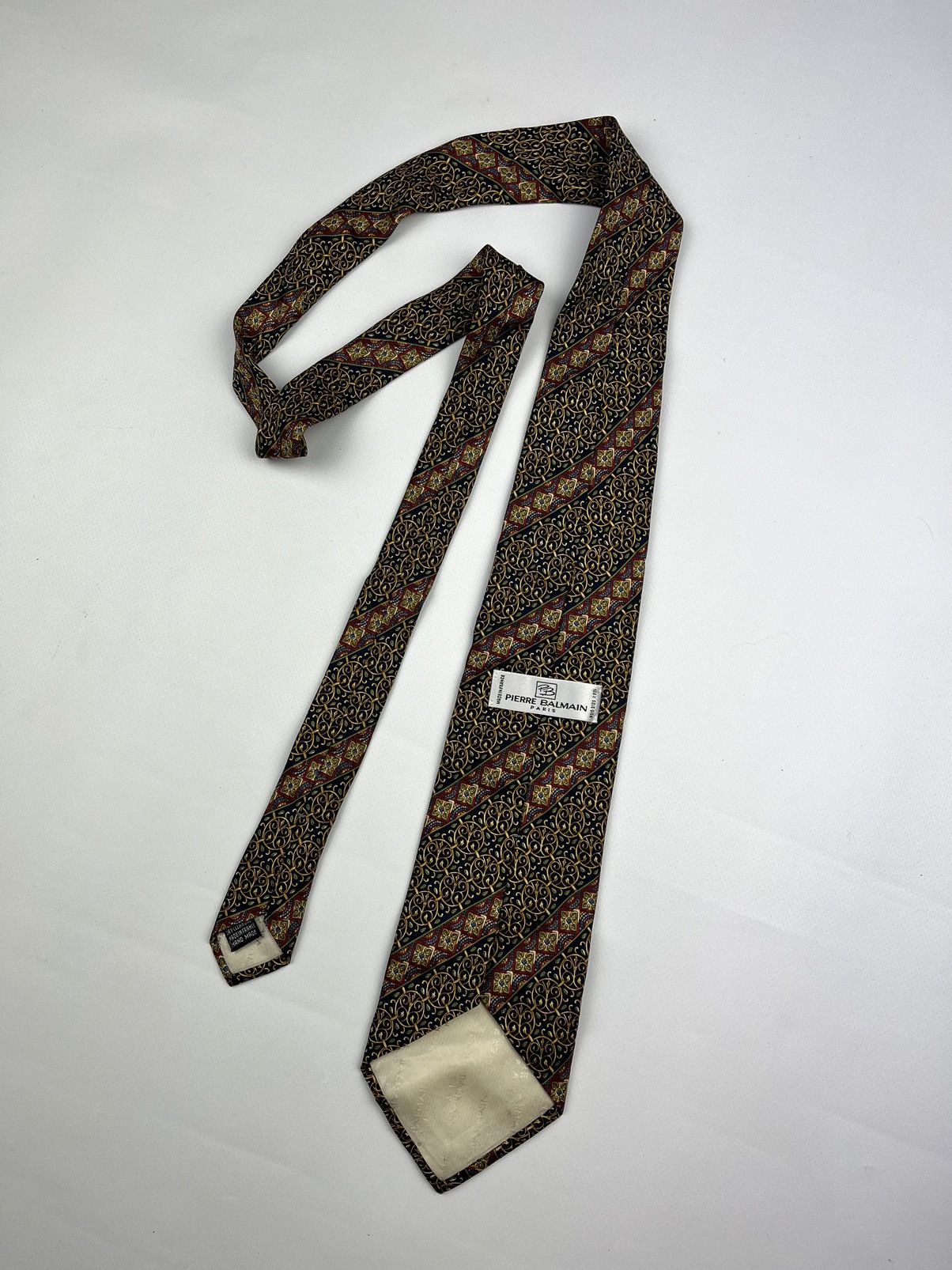 Pierre Balmain Pierre Balmain Paris 100% silk tie cravatte Size ONE SIZE - 1 Thumbnail