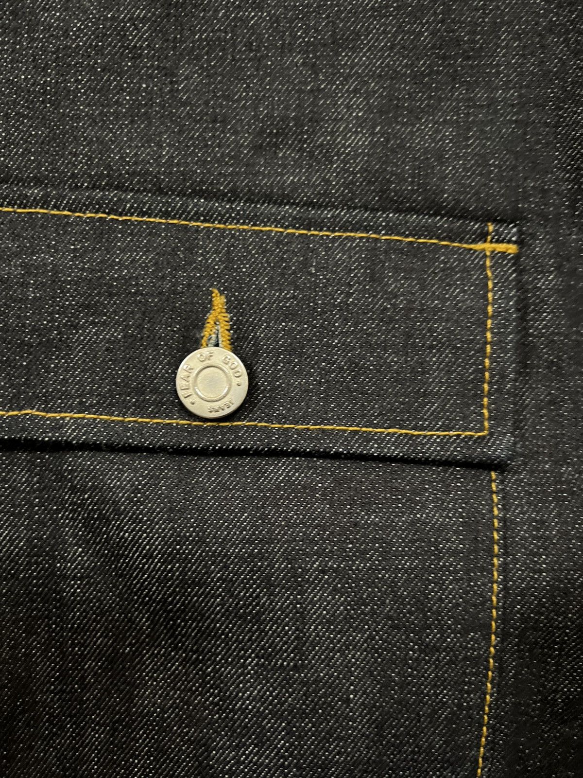 Fear of God Fear of God Raw Selvedge Denim Long Jacket Raw Indigo size S Size US S / EU 44-46 / 1 - 2 Thumbnail