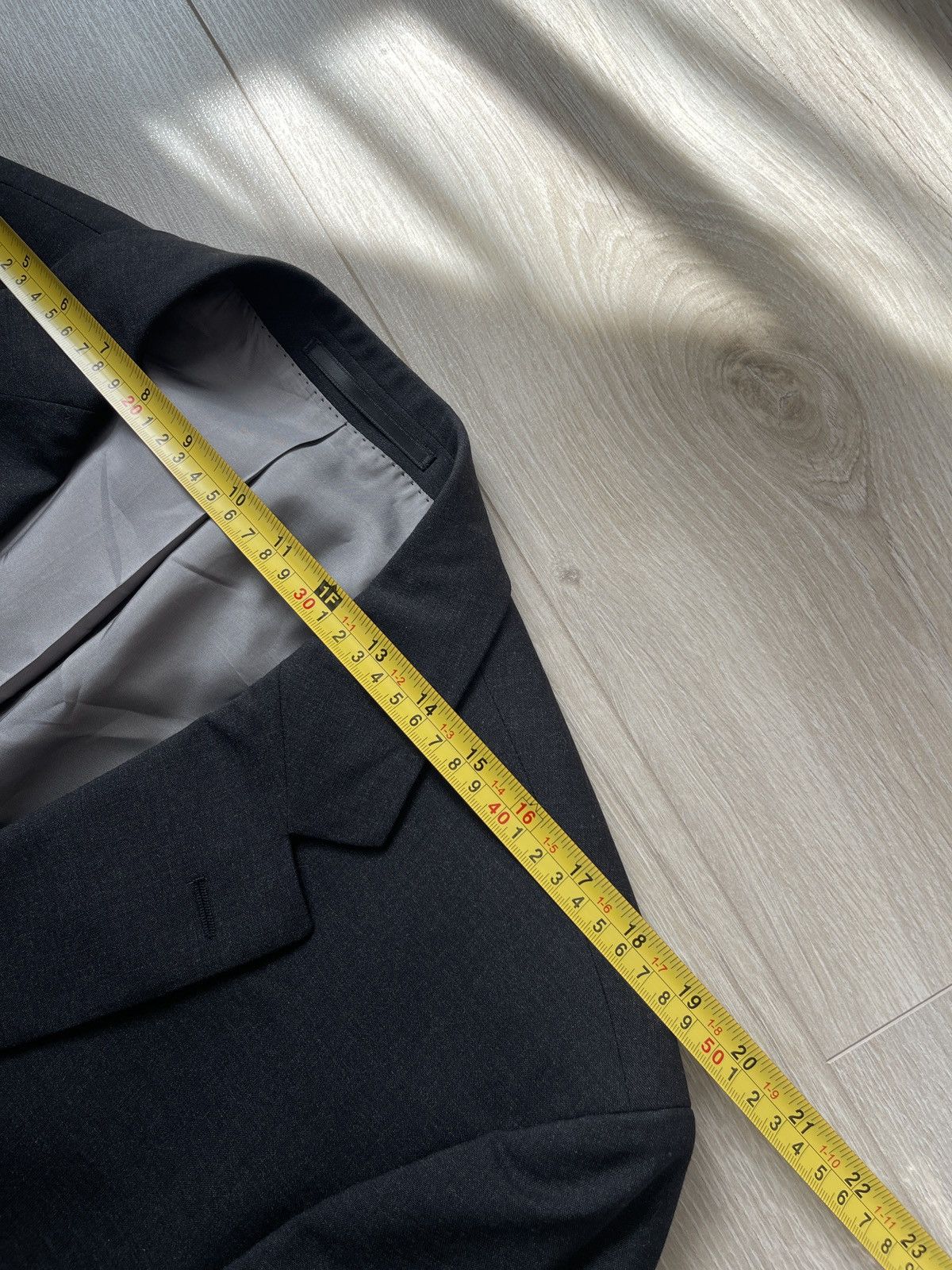 Hugo Boss Vintage hugo boss wool gray blazer classic jacket 46L Size 46L - 12 Thumbnail