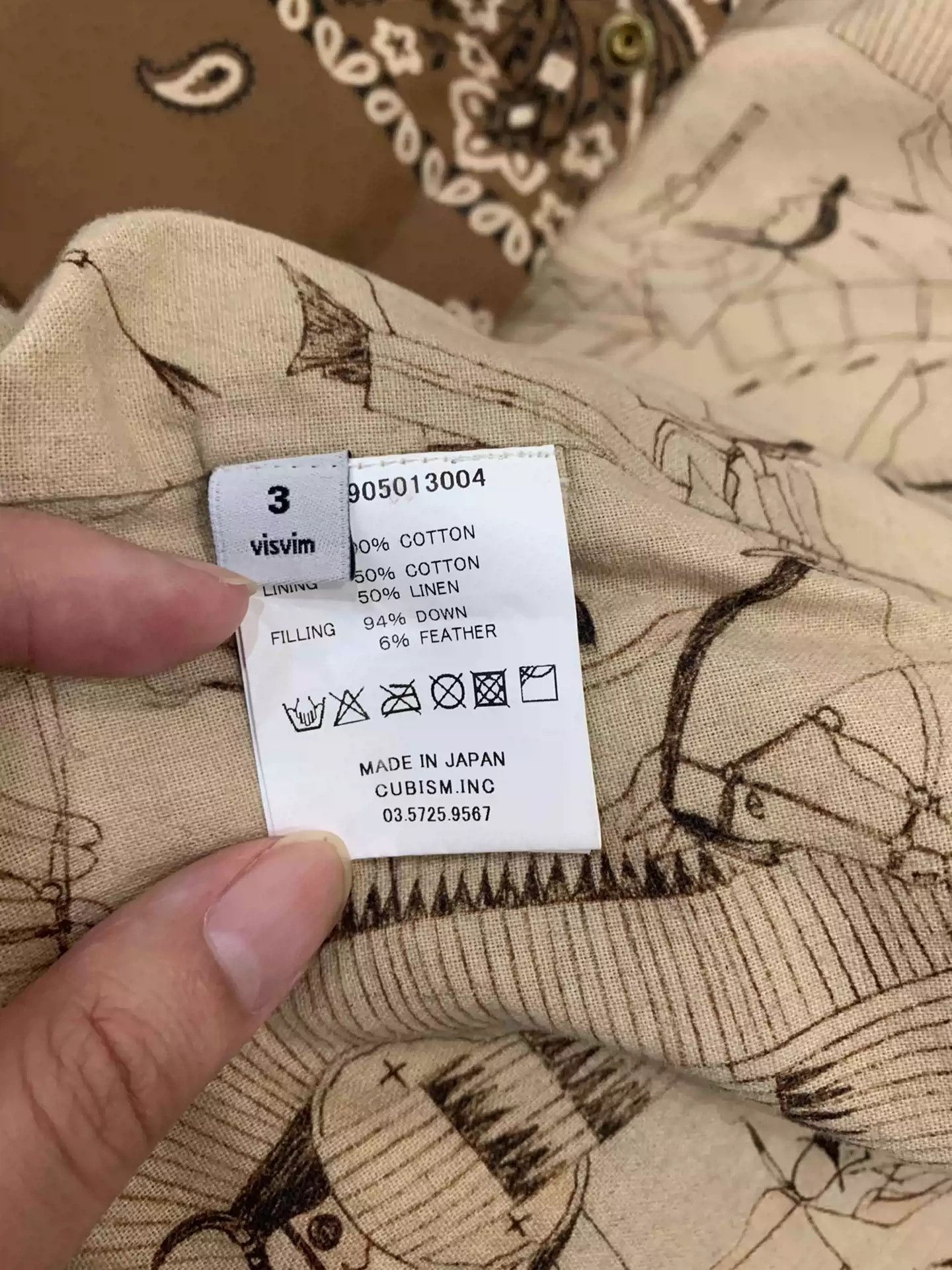 Visvim Visvim ict bandana kerchief down-2506 Size US L / EU 52-54 / 3 - 2 Thumbnail