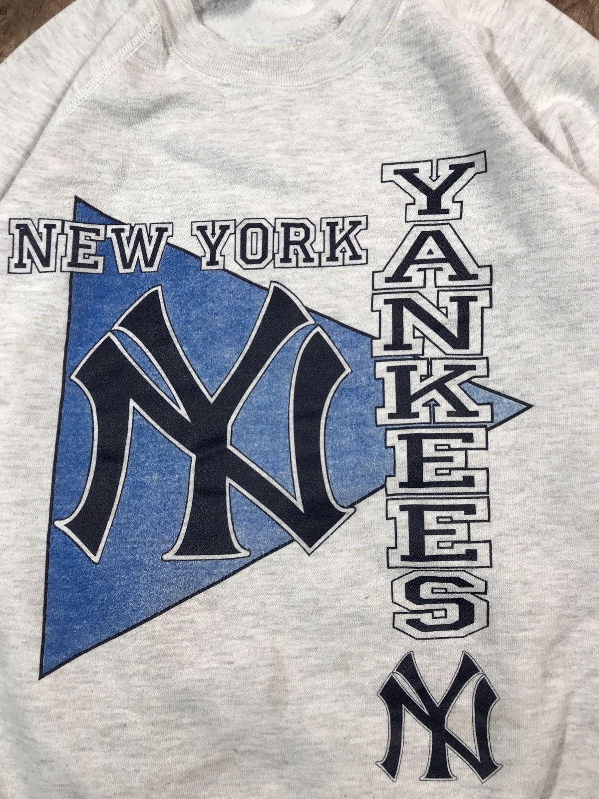 Jerzees × New York Yankees × Vintage Vintage Jerzees New York Yankees Sweatshirt Size US L / EU 52-54 / 3 - 5 Thumbnail
