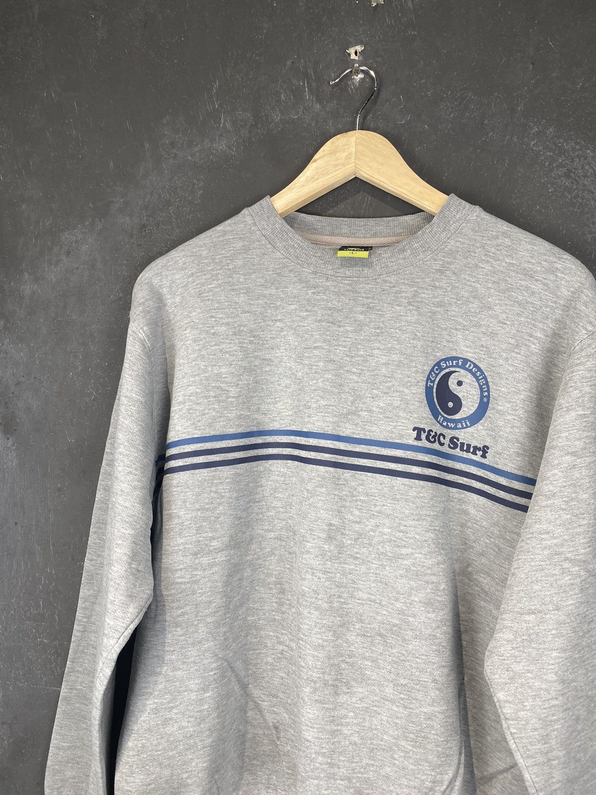 Vintage y2k T&C Surf Boxy Crewneck Size US L / EU 52-54 / 3 - 4 Thumbnail