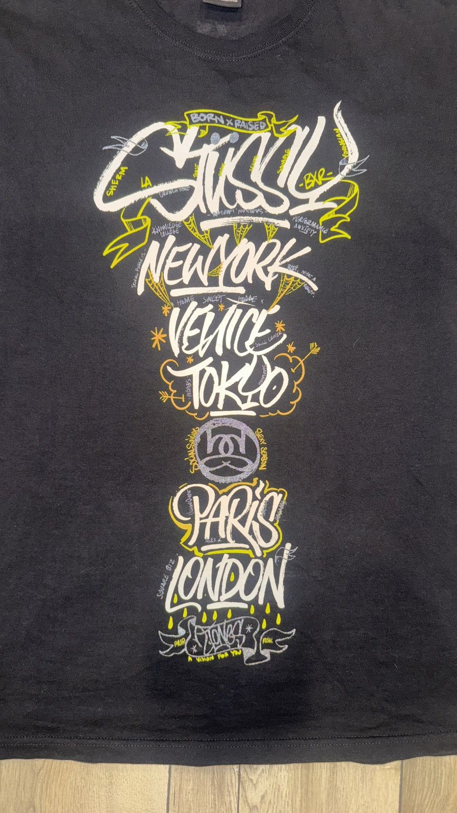Stussy Stussy Born x Raised Raised Handystyles Tee Size US M / EU 48-50 / 2 - 3 Thumbnail