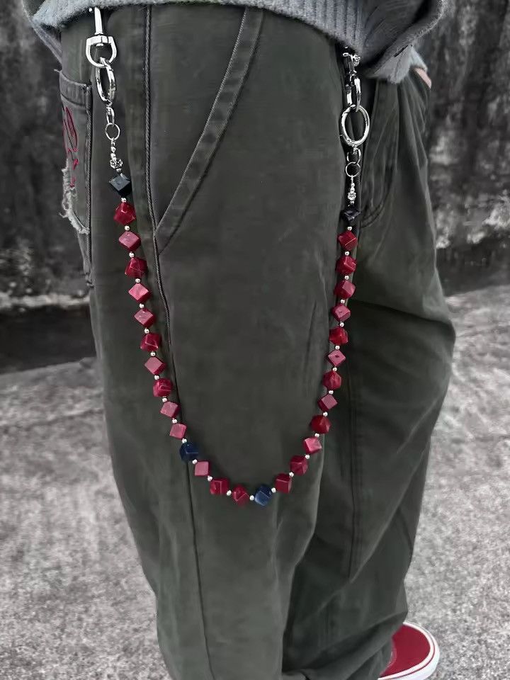 Other Marbled Acrylic Cube Wallet Chain - Industrial Gothic Archiv Size ONE SIZE - 5 Thumbnail