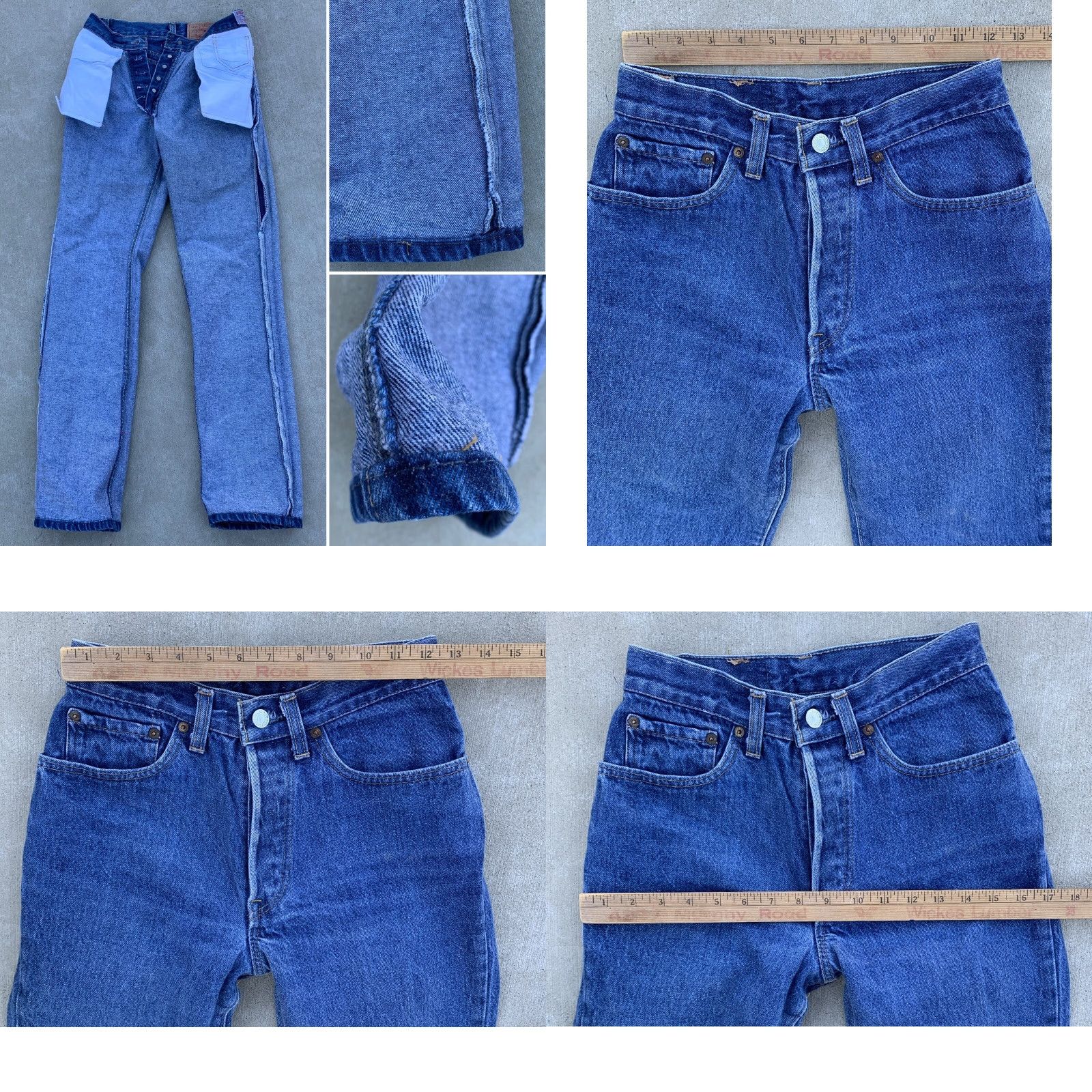 Levi's VINTAGE Levi’s 501 Jeans Women's Juniors 501 Blue Denim 26x32 30 36 7 M Made in USA Jeans Mens? Size 28" / US 6 / IT 42 - 11 Thumbnail