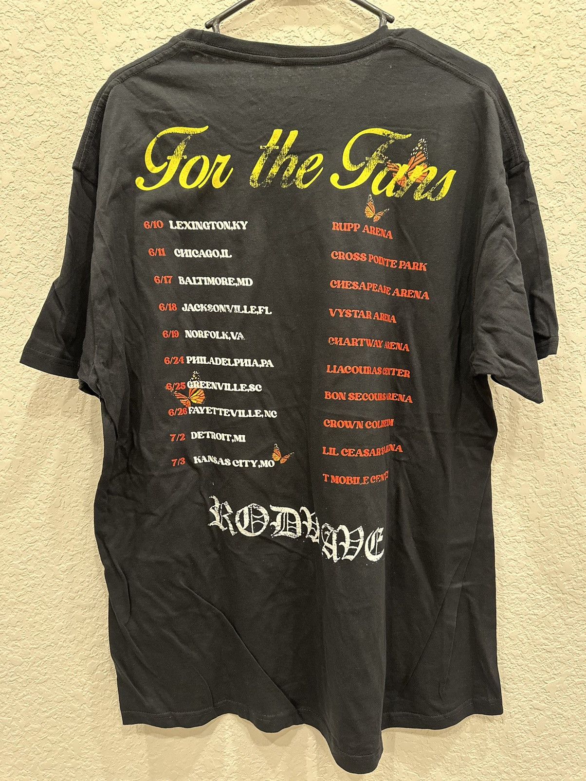 Other Rod Wave “For the Fans” Tour Tee Size US XXL / EU 58 / 5 - 2 Thumbnail