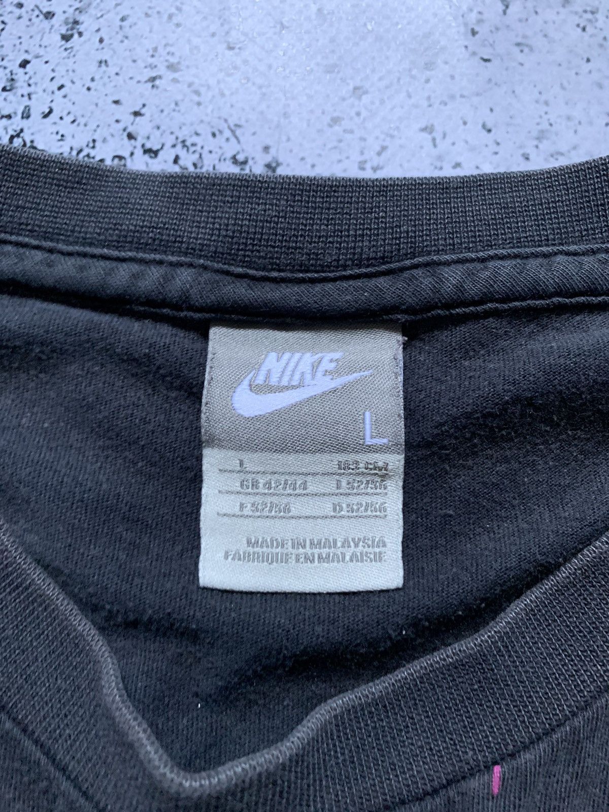 Nike × Vintage Vintage Nike Tn Distressed T-shirt Drill Y2K Tee USA 90s Size US L / EU 52-54 / 3 - 4 Thumbnail
