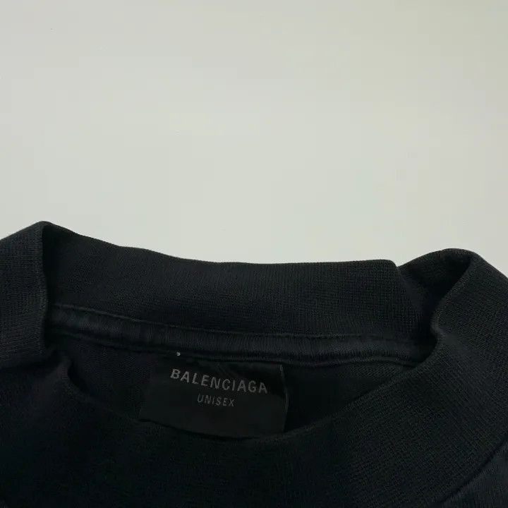 Balenciaga Balenciaga Long Sleeve Logo Graphic T-Shirt 0079-2507 Size US L / EU 52-54 / 3 - 7 Thumbnail