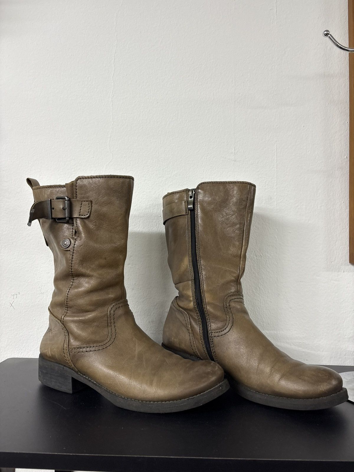 Alfredo Bannister Vintage Zipper Guidi Style Boots Size US 7.5 / EU 40-41 - 11 Thumbnail