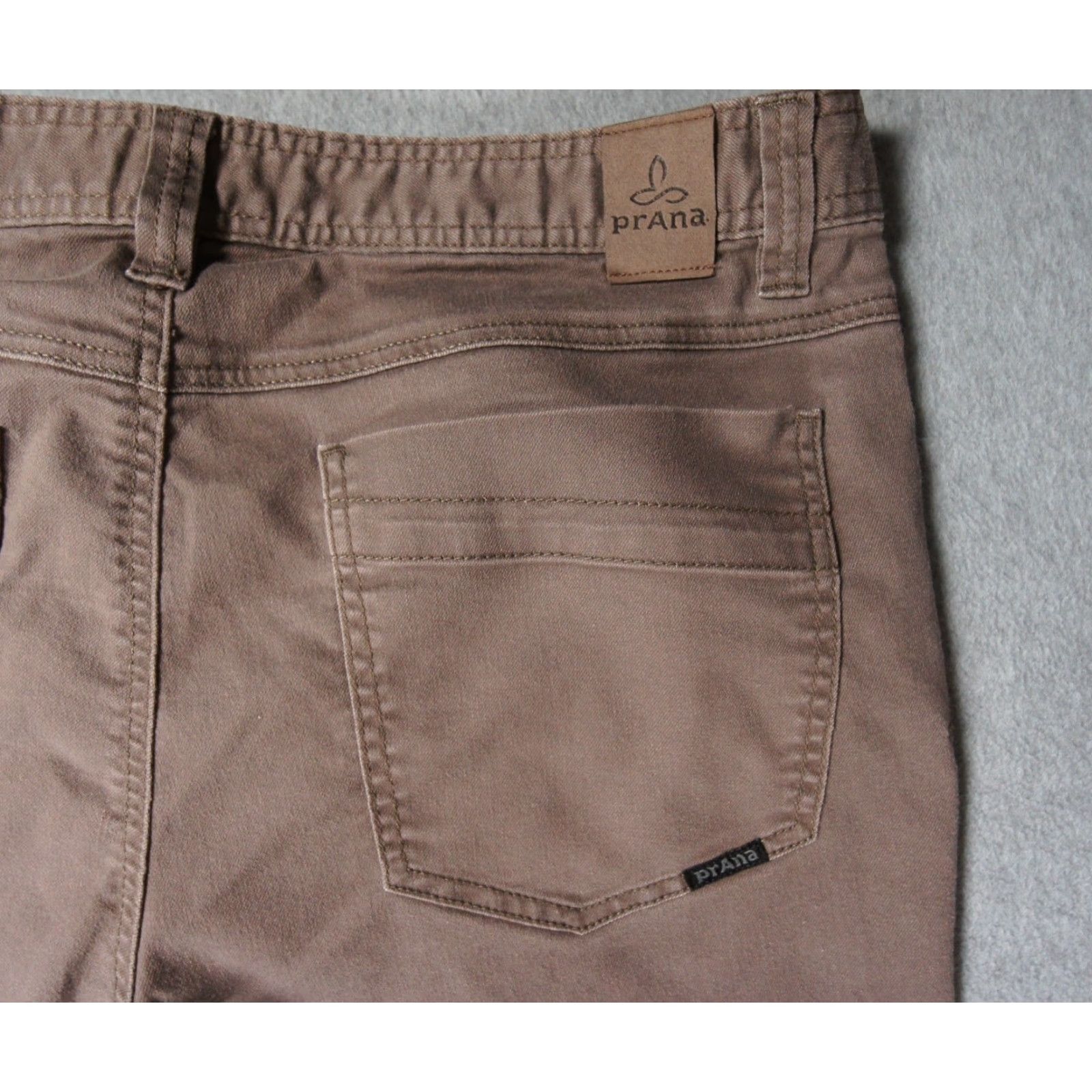 Prana Prana Jeans Mens Slim Fit Brown 36x33 5-Pocket Design Stretch Outdoor Casual Adult Pants Size US 36 / EU 52 - 6 Thumbnail