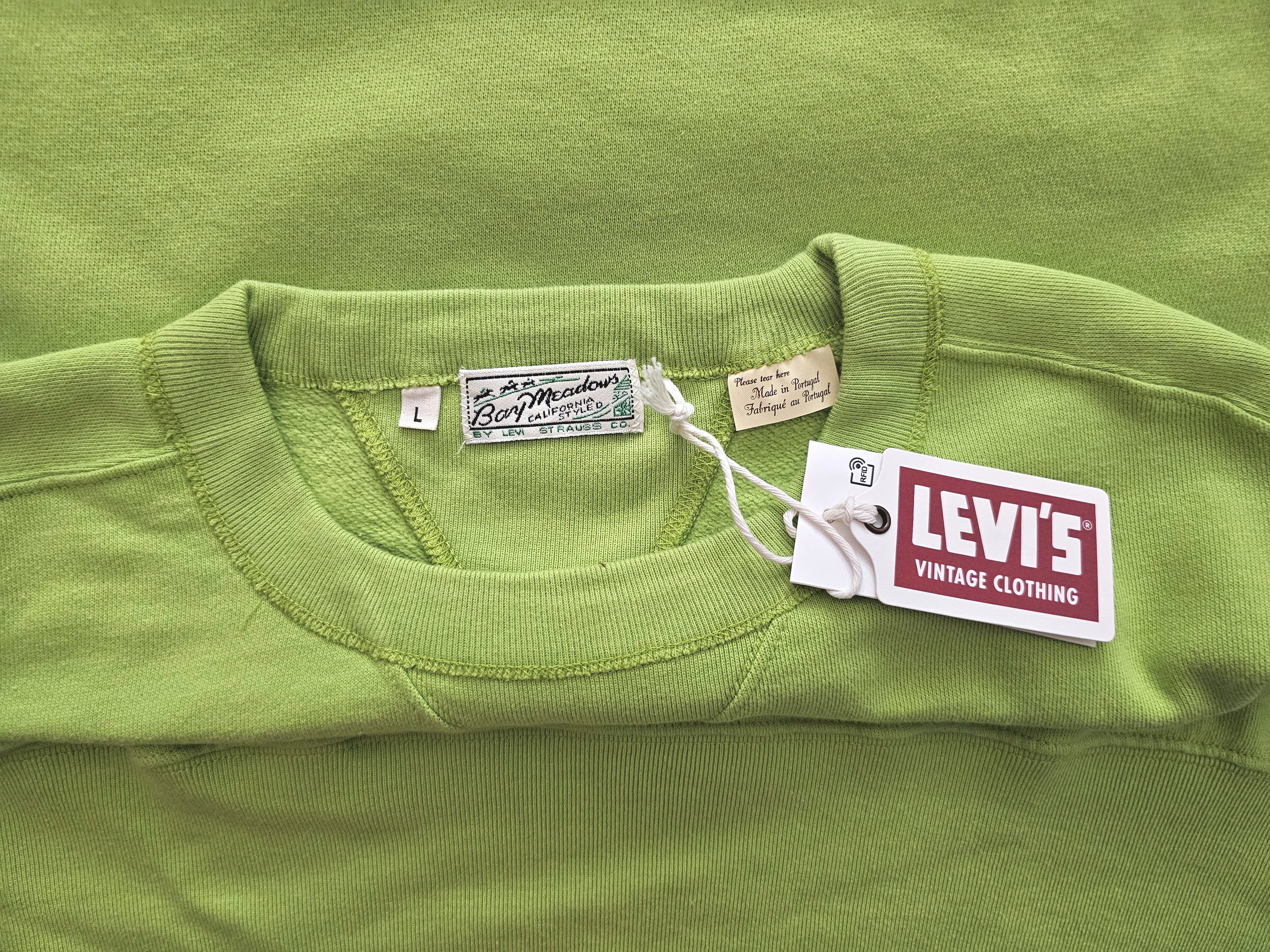 Levi's Vintage Clothing Levi's Vintage Clothing Bay Meadows Sweatshirt Green SS21 Size US L / EU 52-54 / 3 - 4 Thumbnail