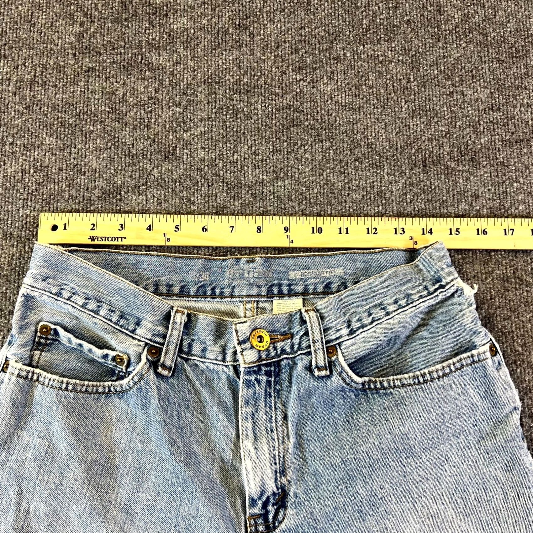 Vintage Urban Pipeline Jeans Mens 31x30 Blue Denim Regular Fit Straight Leg Casual Shirt? Size US 31 - 3 Thumbnail