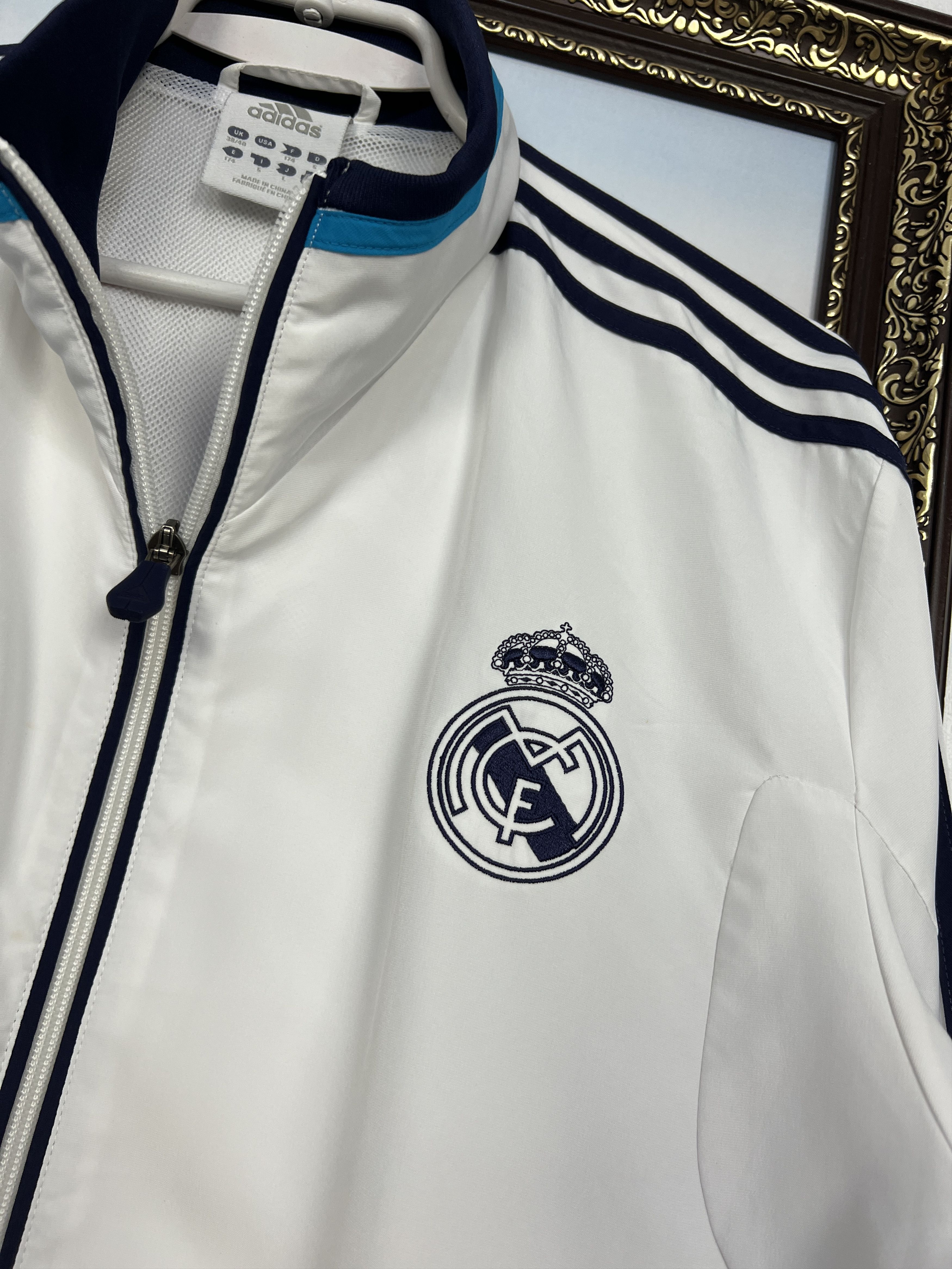 Adidas Vintage Adidas Real Madrid Football Jacket Soccer Track Top Size US M / EU 48-50 / 2 - 4 Thumbnail