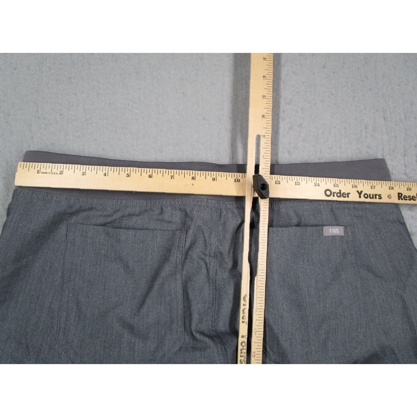 Vintage FIGS Livingston Technical Collection Gray Scrubs Women L Tall Shirt? Size 36" / US 14 / IT 50 - 6 Thumbnail