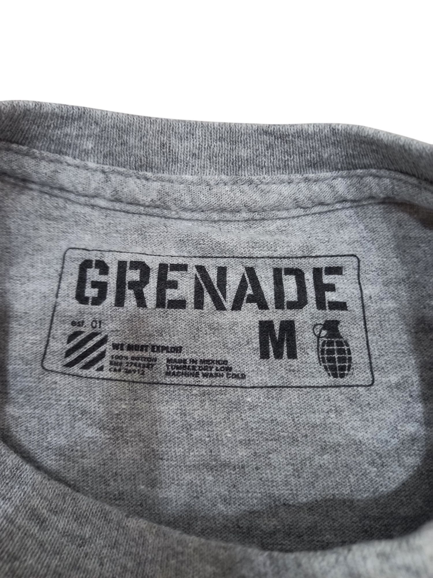 Grenade Rare! Y2K Grenade Skate Streetwear Lion Rasta Tee Size US M / EU 48-50 / 2 - 3 Thumbnail