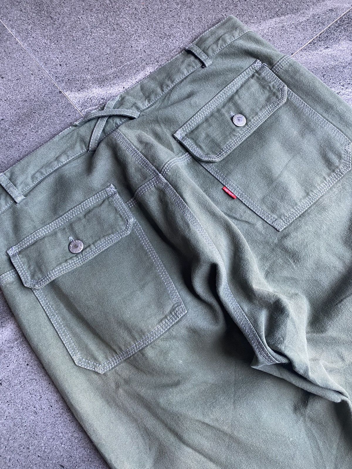 Alexander McQueen Alexander McQueen Green Twill Pants Size US 34 / EU 50 - 7 Thumbnail