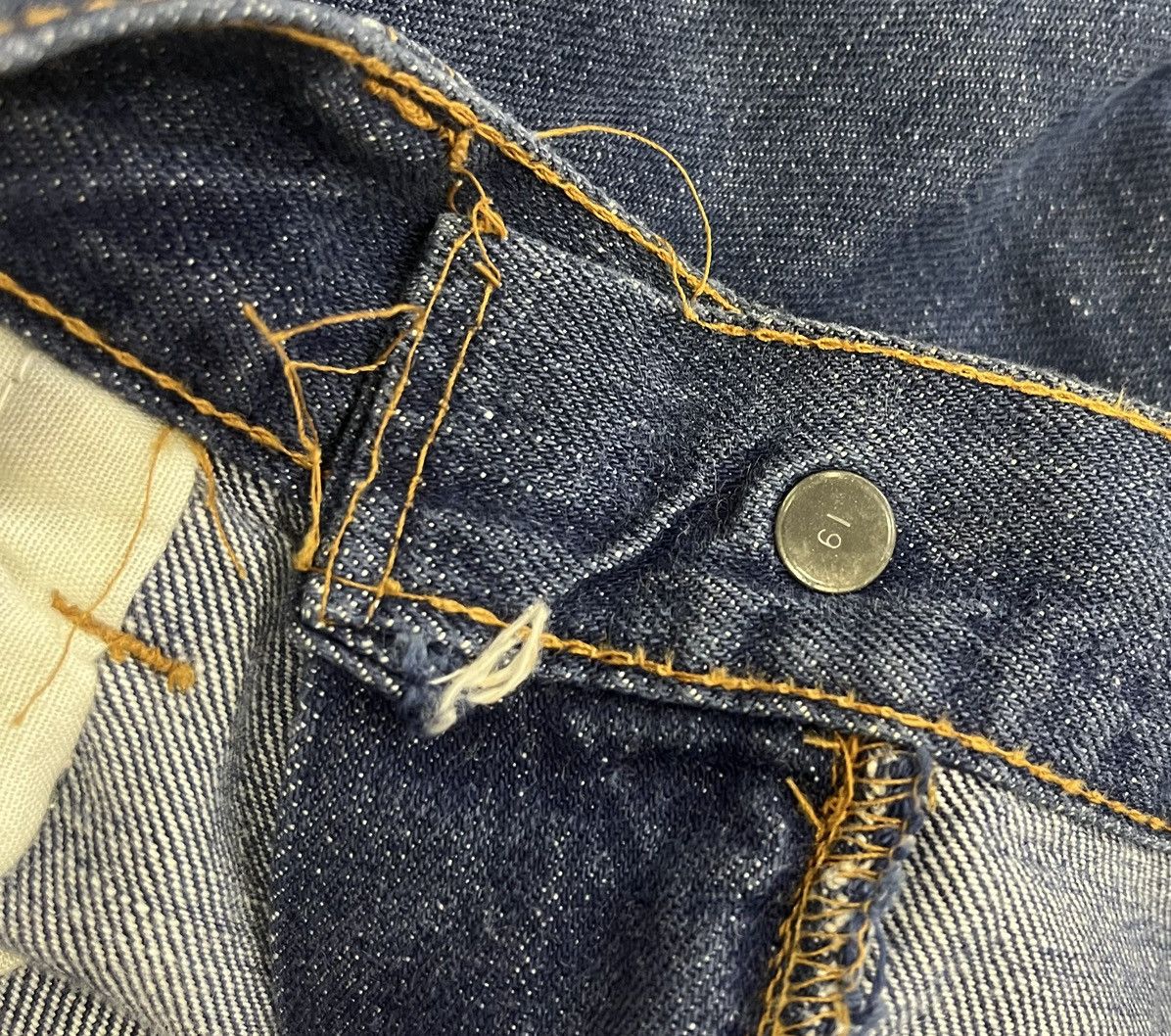 Levi's Vintage 70's Levis Orange Tab Scovill Gardlok Zipper Jeans Size US 28 / EU 44 - 7 Thumbnail