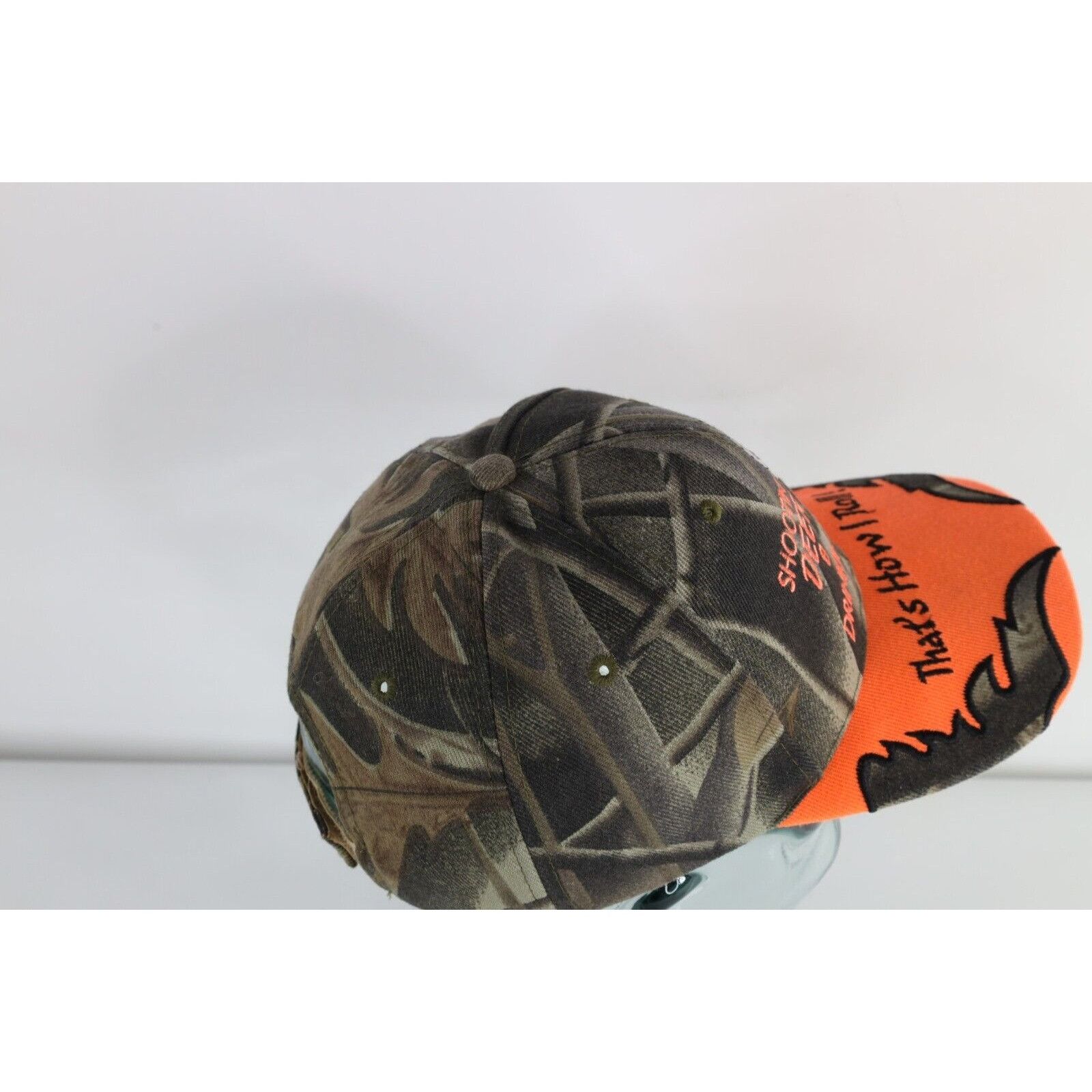 Vintage Vintage Tribal Camouflage Shooting Deer & Drinking Hat Size ONE SIZE - 8 Thumbnail