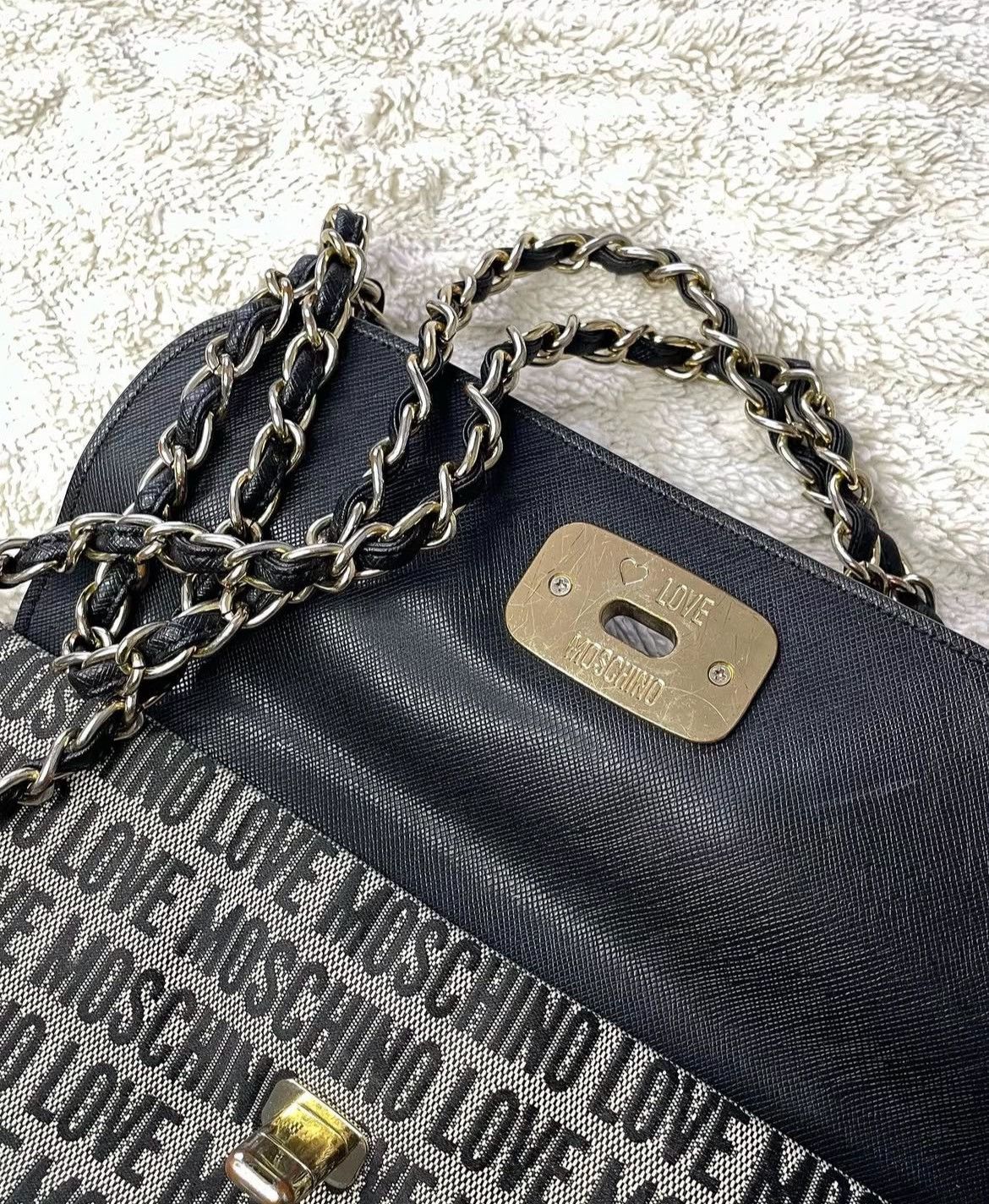 Love Moschino × Moschino × Vintage Bag monogram love moschino vintage Size ONE SIZE - 4 Thumbnail