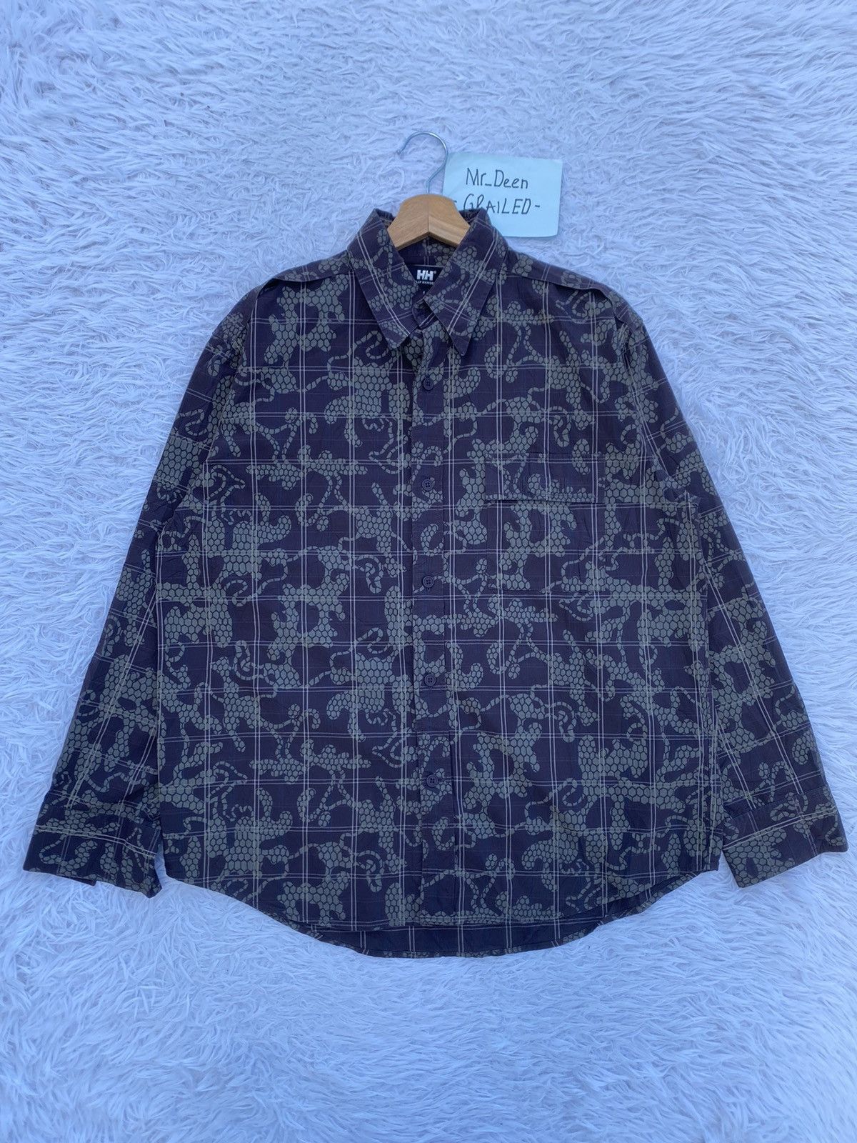 Helly Hansen Rare Helly Hansen Camo Button Ups Shirt Size US M / EU 48-50 / 2 - 1 Thumbnail