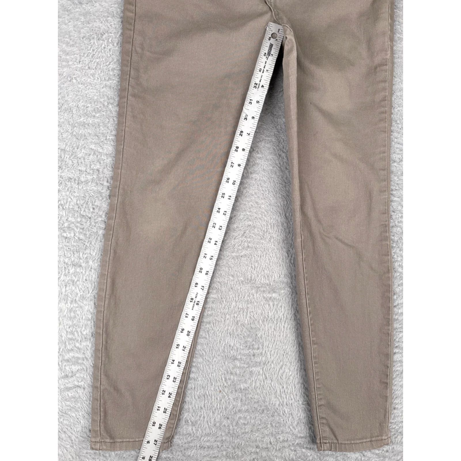 Vintage Blue Spice Jeans Juniors 9 Beige Denim Skinny Cotton Blend Mid Rise 29x28 Jeans Women Size 30" / US 8 / IT 44 - 7 Thumbnail
