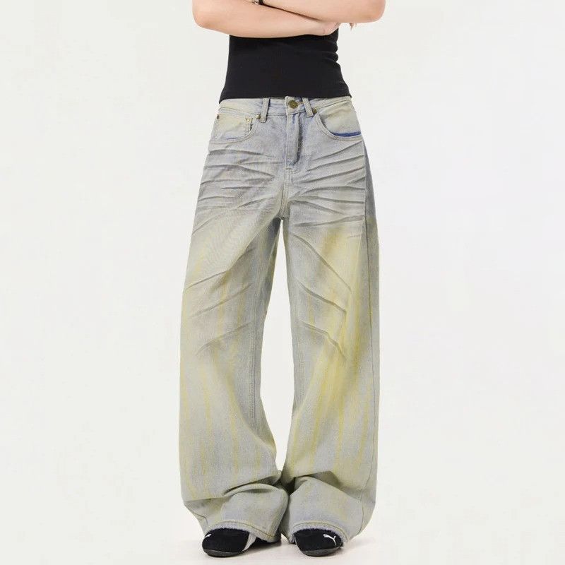 Jean American Loose Wide Leg Jeans Size US 33 - 5 Thumbnail