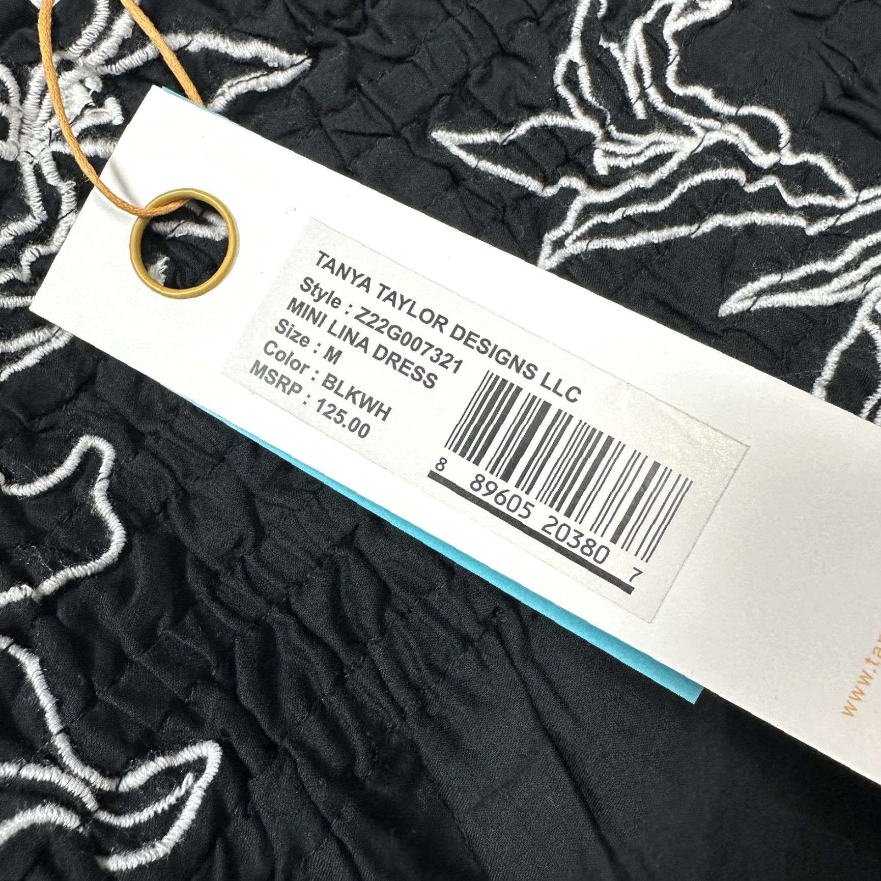 Tanya Taylor Tanya Taylor Swim Mini Lina Dress Black Floral Embroidery Sheer Sundress Sz M Women Sleeveless Cotton Short Regular XS? Not applicable Size M / US 6-8 / IT 42-44 - 5 Thumbnail