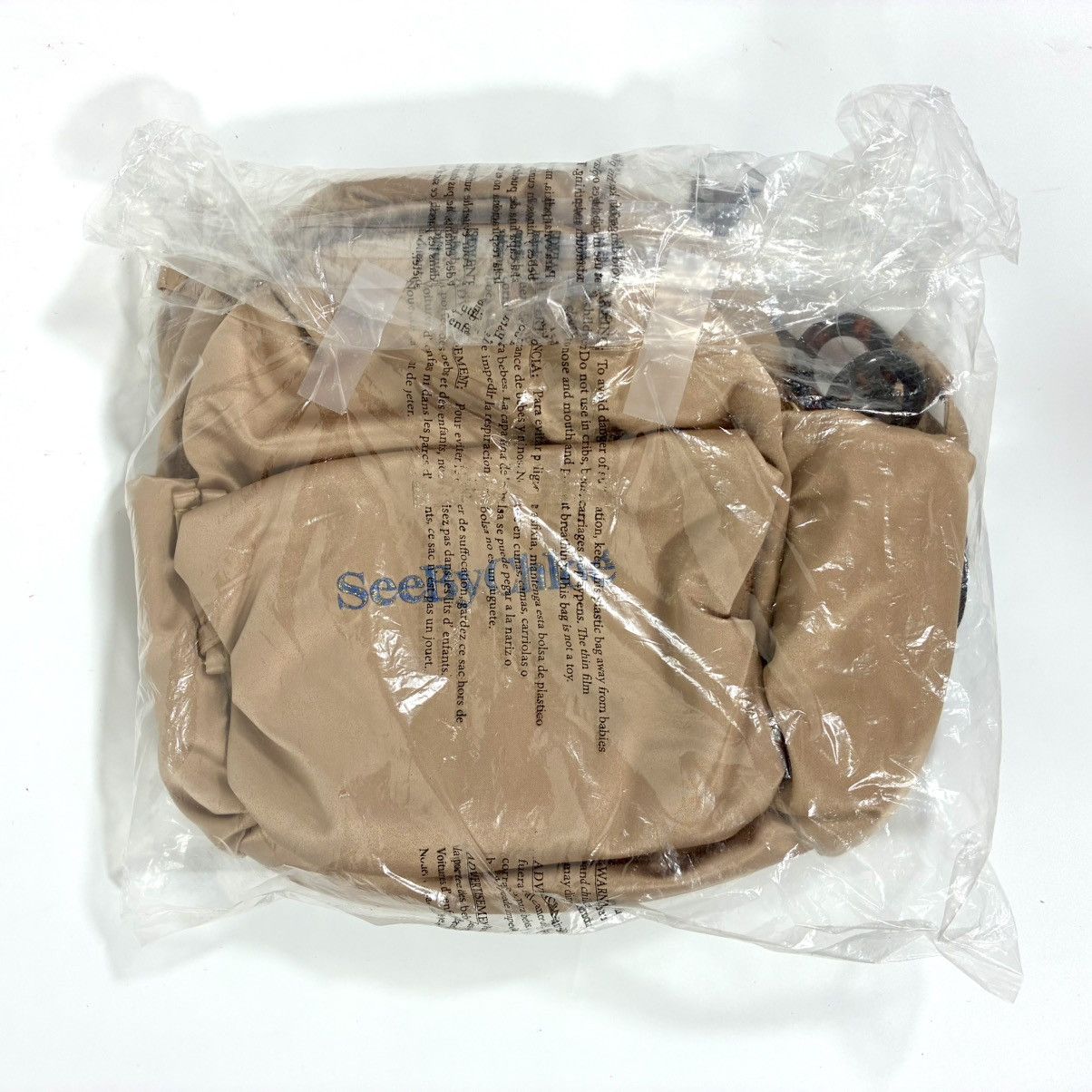 See by Chloe See by Chloe Tilly Satin Mini Backpack Biscotti Beige NWT Size ONE SIZE - 17 Thumbnail