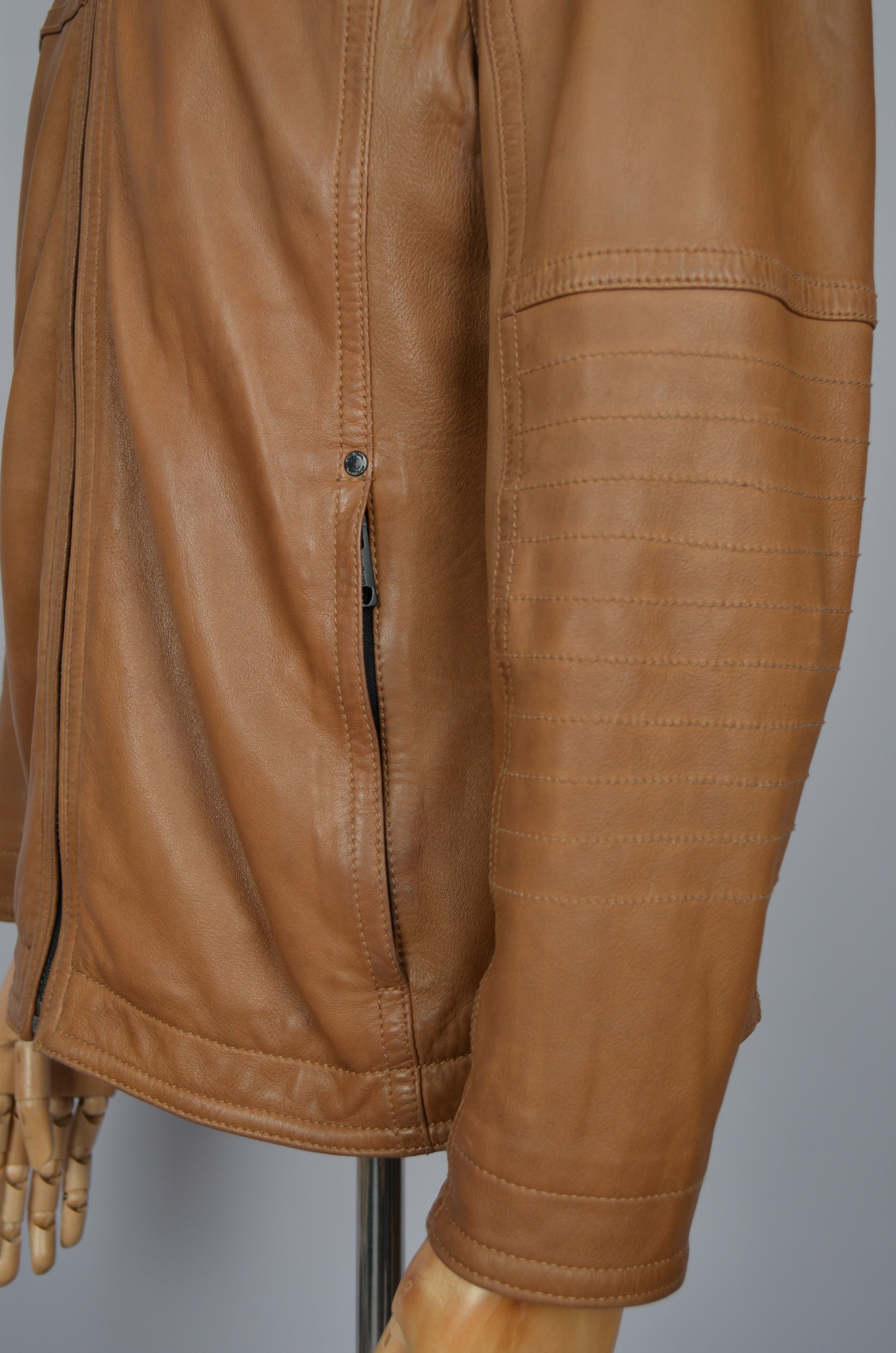 Designer × Strellson Strellson Leather Jacket Cognac Brown Size M Luxury VGC Size US M / EU 48-50 / 2 - 10 Thumbnail