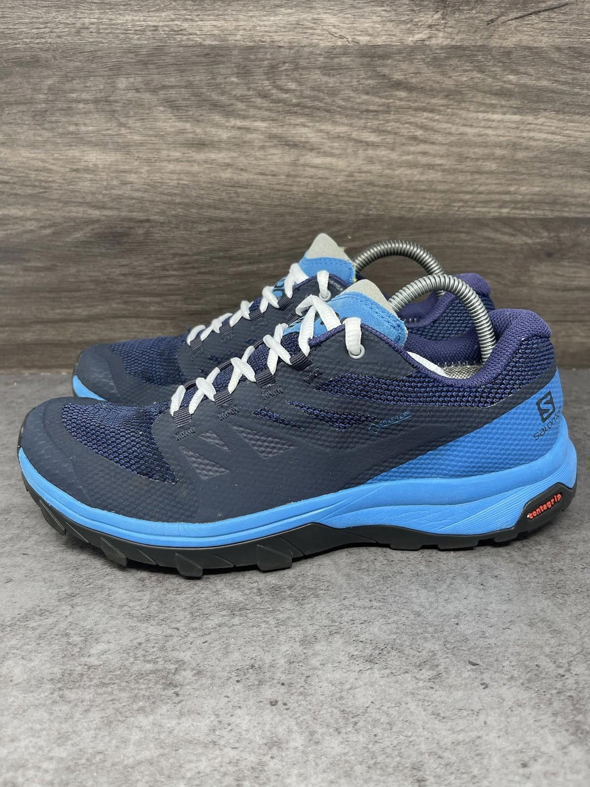 Salomon Salomon Outline GTX Shoes Mens Size 7.5 Black Blue Sneaker Size US 7.5 / EU 40-41 - 1 Thumbnail