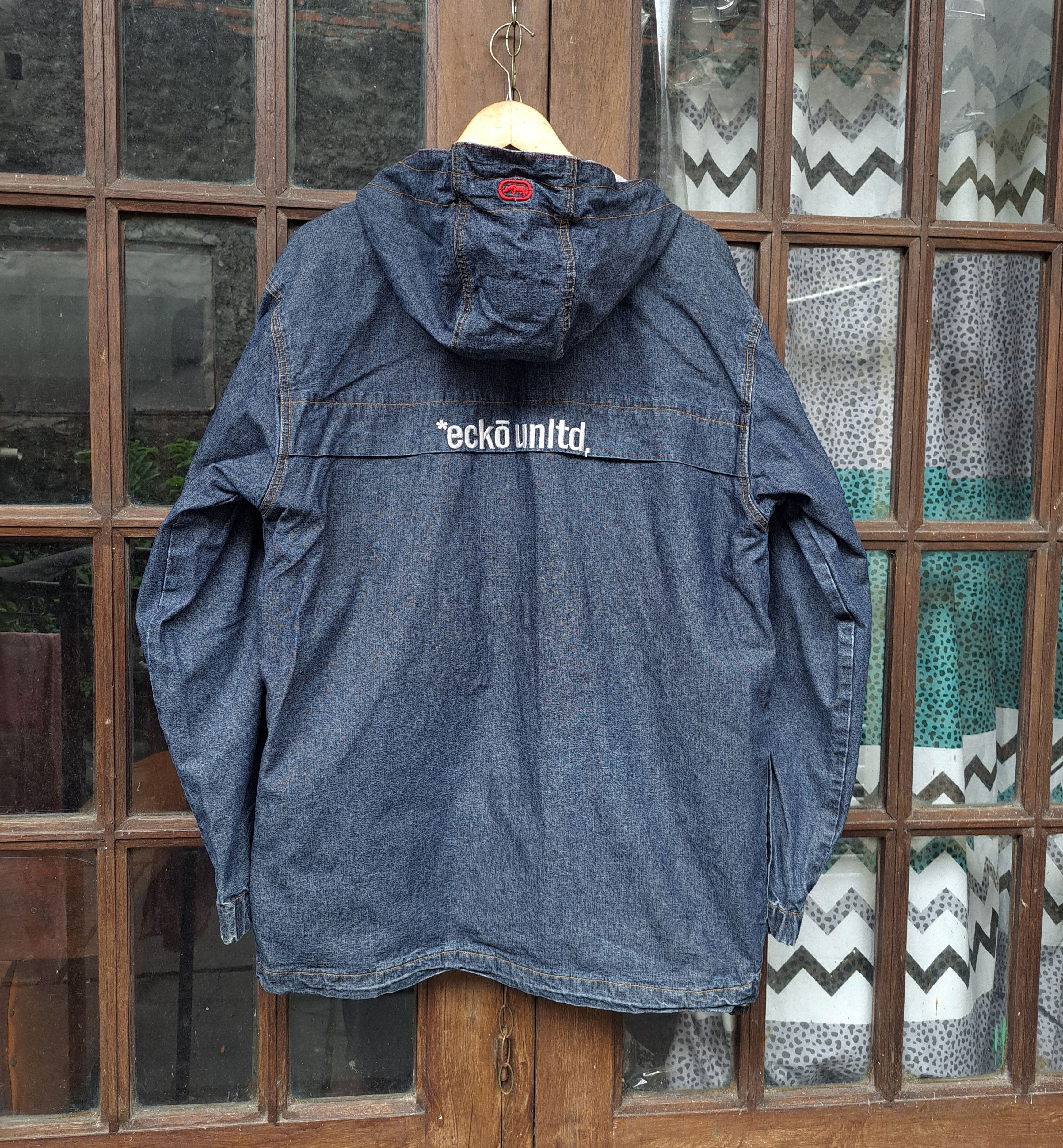 Ecko Unltd. Ecko Unltd Denim Jacket Hoodie Mens M Big & Tall Size US M / EU 48-50 / 2 - 5 Thumbnail
