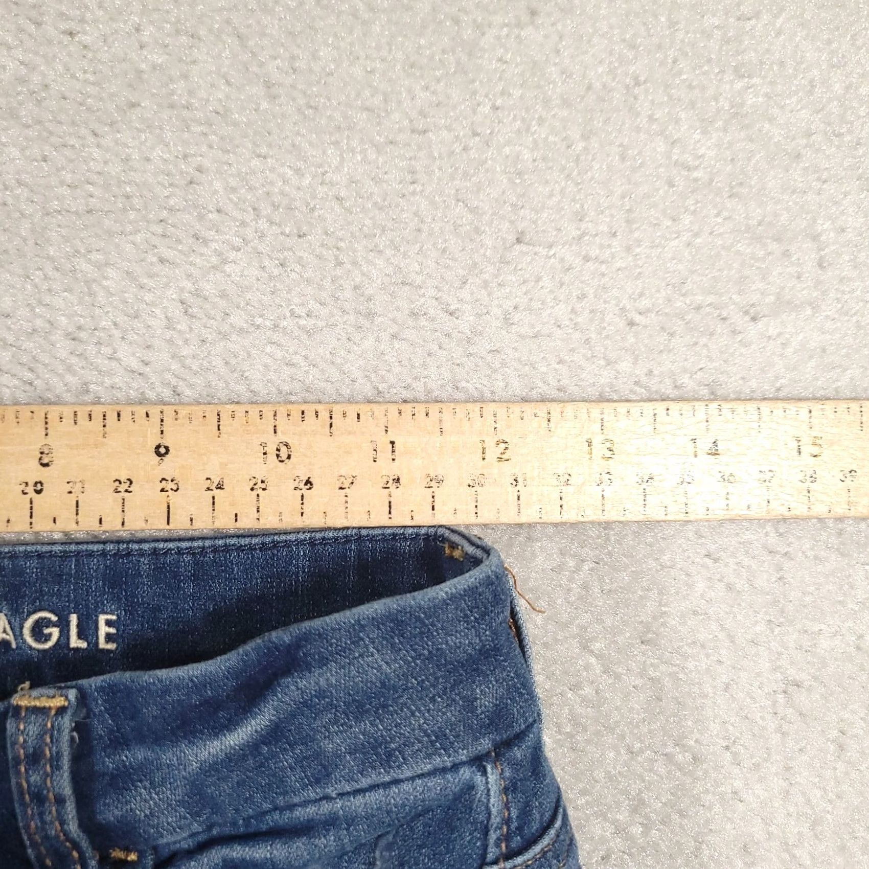 American Eagle Outfitters American Eagle The Dream Jean Distressed Jegging Size 2 Blue Stretch Jeans Regular Womens Jeans Distressed Stretch Blue 2 Size 26" / US 2 / IT 38 - 3 Thumbnail