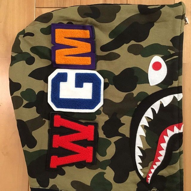 Bape × Nigo BAPE camo shark full zip hoodie a bathing ape NIGO Size US XL / EU 56 / 4 - 5 Thumbnail