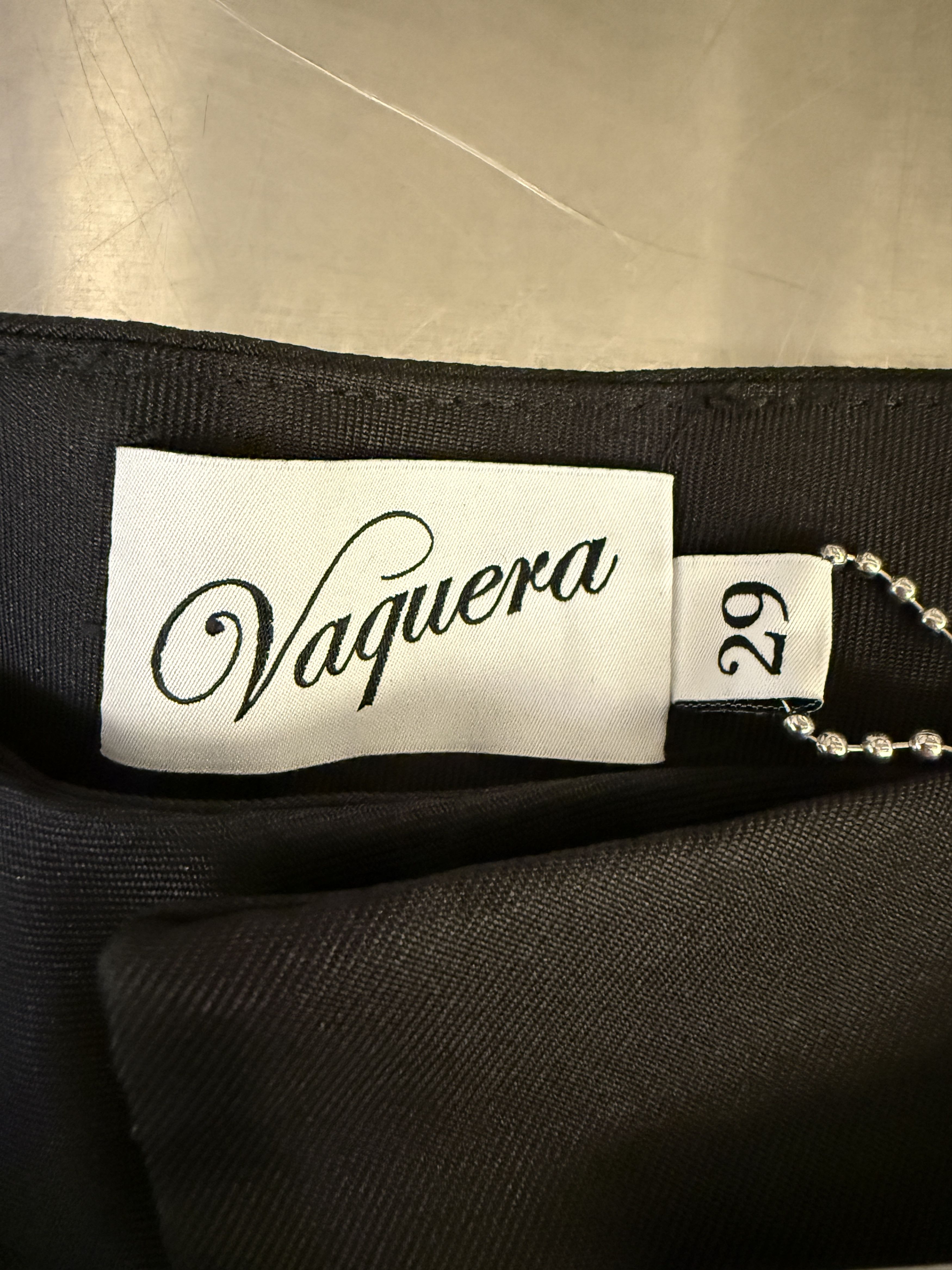 Vaquera $650 Vaquera Underwear Detail Wide Leg Woven Satin Pants Size 29" - 9 Thumbnail