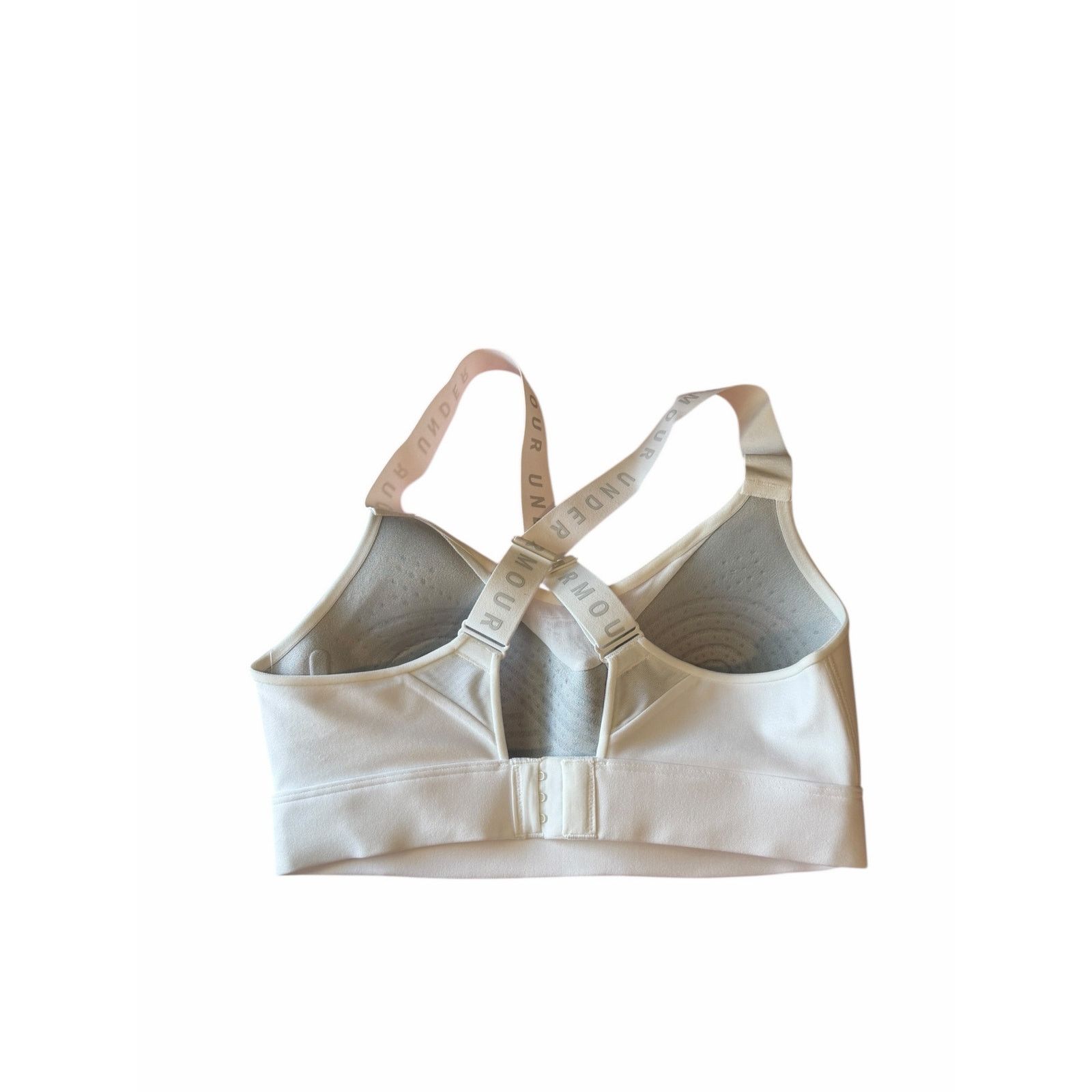 Under Armour Under Armour White Gray Ultra Light Support Foam Padding Bra Size ONE SIZE - 6 Thumbnail
