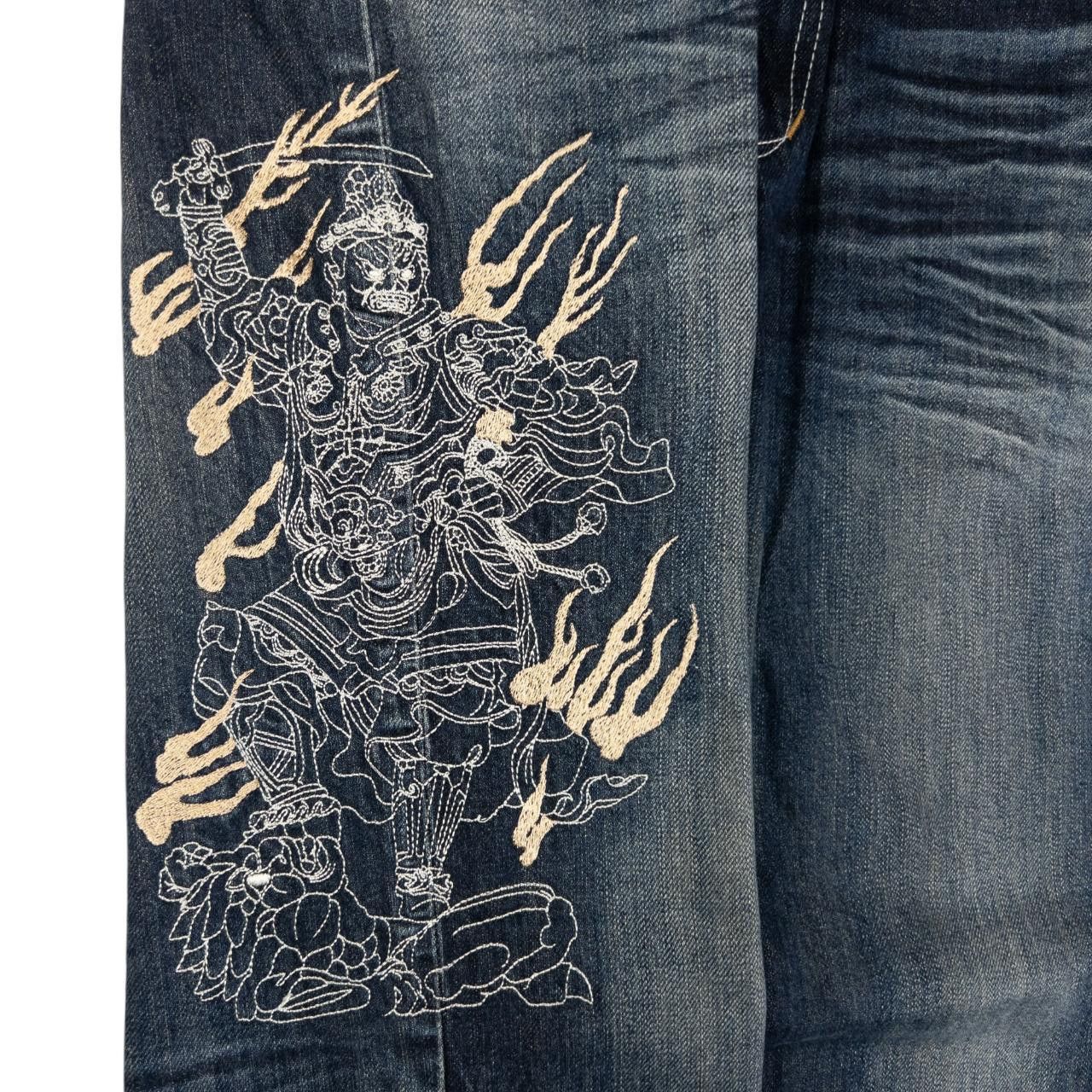 Other Big Train Embroidered Patchwork Denim Jeans Size W32 Size US 32 / EU 48 - 5 Thumbnail