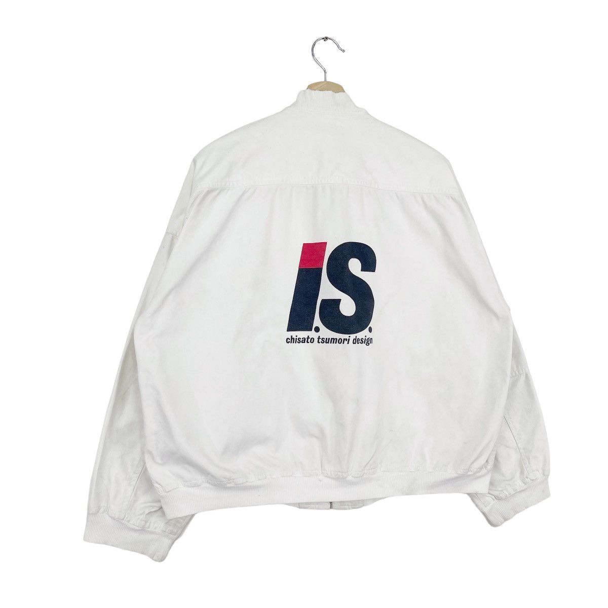 Issey Miyake 1980 White Cotton Bomber Jacket Size US L / EU 52-54 / 3 - 6 Thumbnail