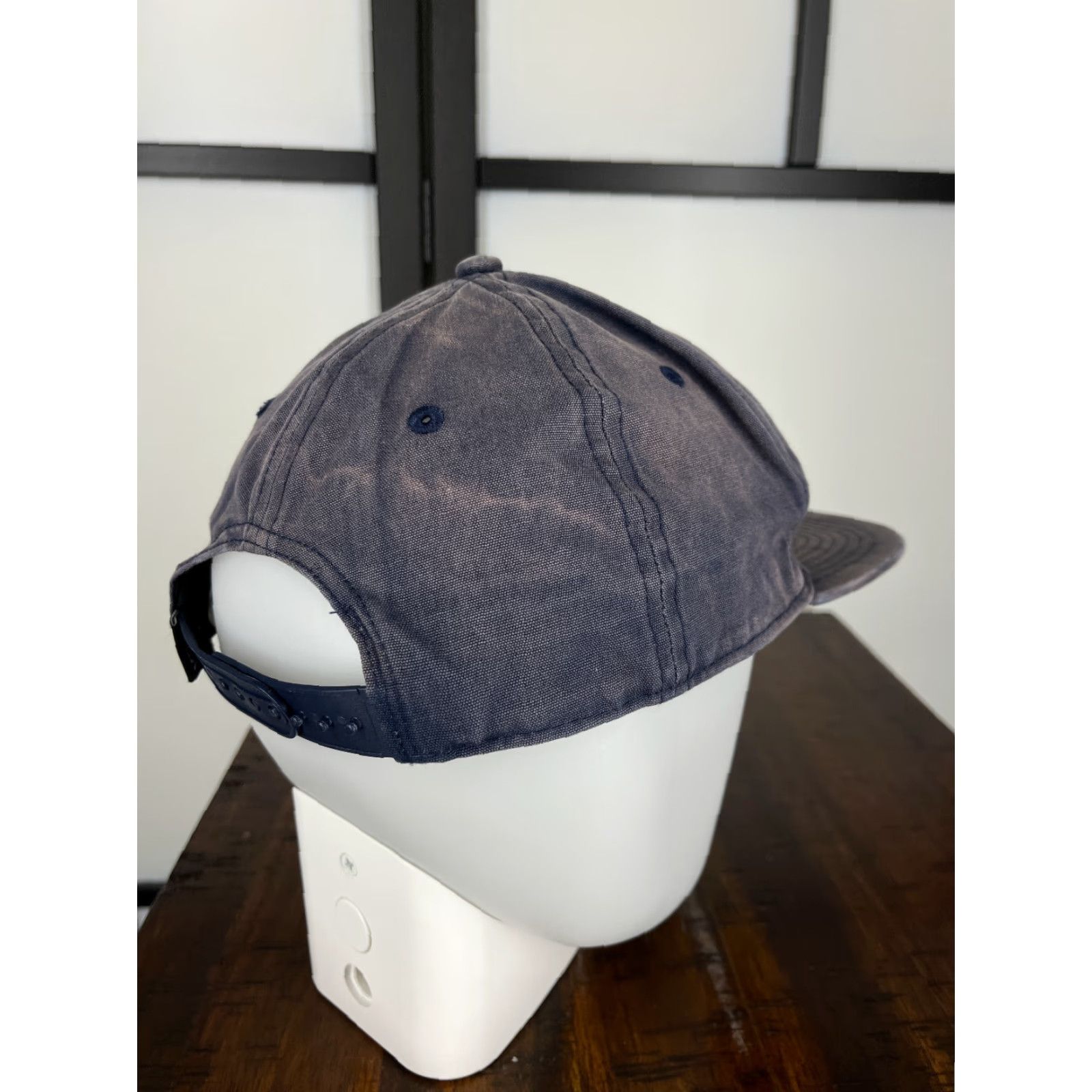Vans VANS Hat Cap Snap Back Adult One Size Blue The Original NO. 66 Off The Wall Cap Hat Snapback Mens Blue 90s Logo Beach Gift Size ONE SIZE - 7 Thumbnail